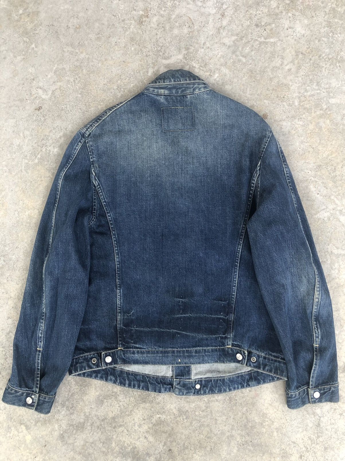 Levi's Y2k Levis Engineered Type 1 Denim Jacket Distressed Size US L / EU 52-54 / 3 - 2 Thumbnail