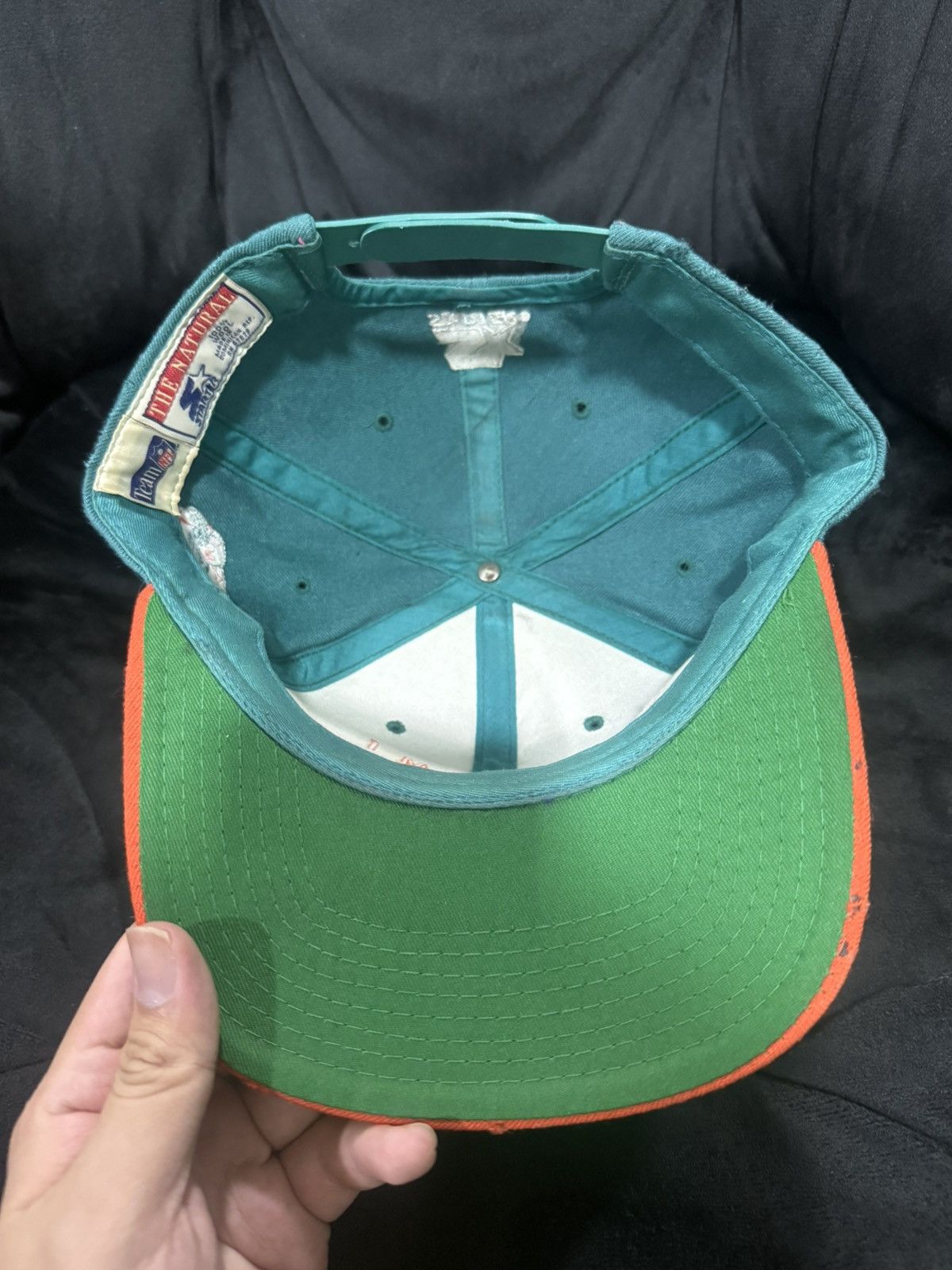 Starter Vintage 90s miami dolphins tailsweep starter snapback cap Size ONE SIZE - 5 Thumbnail