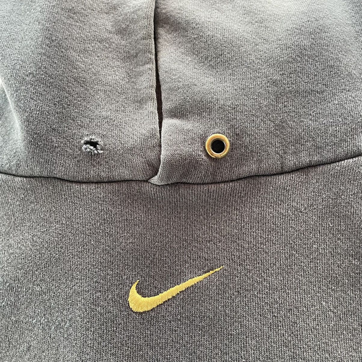 Nike × Vintage Vintage 90s Nike Centre swoosh hoodie green hunter Size US L / EU 52-54 / 3 - 4 Thumbnail