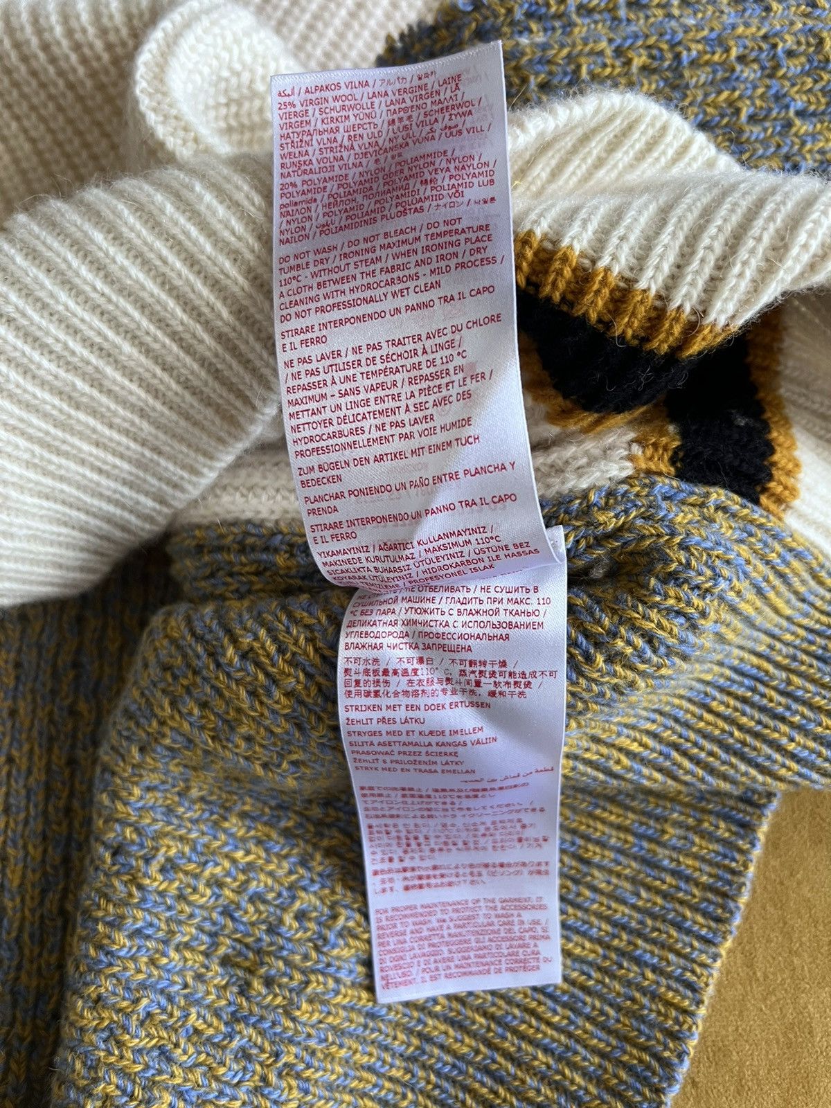 Marni $1.5K Alpaca-blend two-sided “College” sweater/jumper, IT52 Size US L / EU 52-54 / 3 - 24 Thumbnail