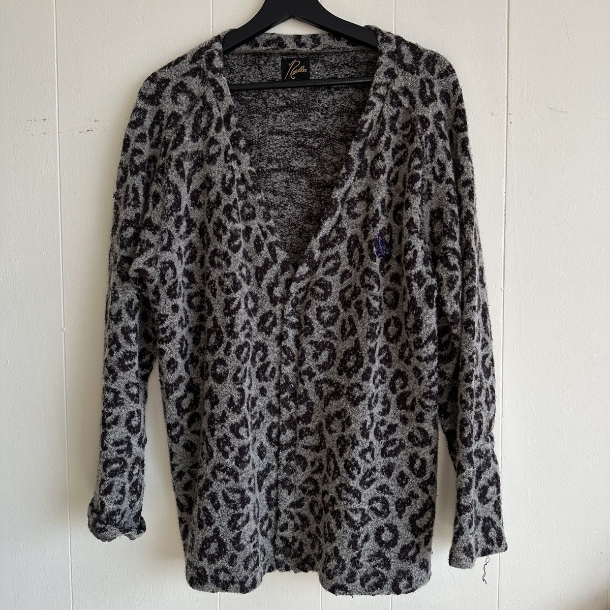 Needles Leopard Print Cardigan