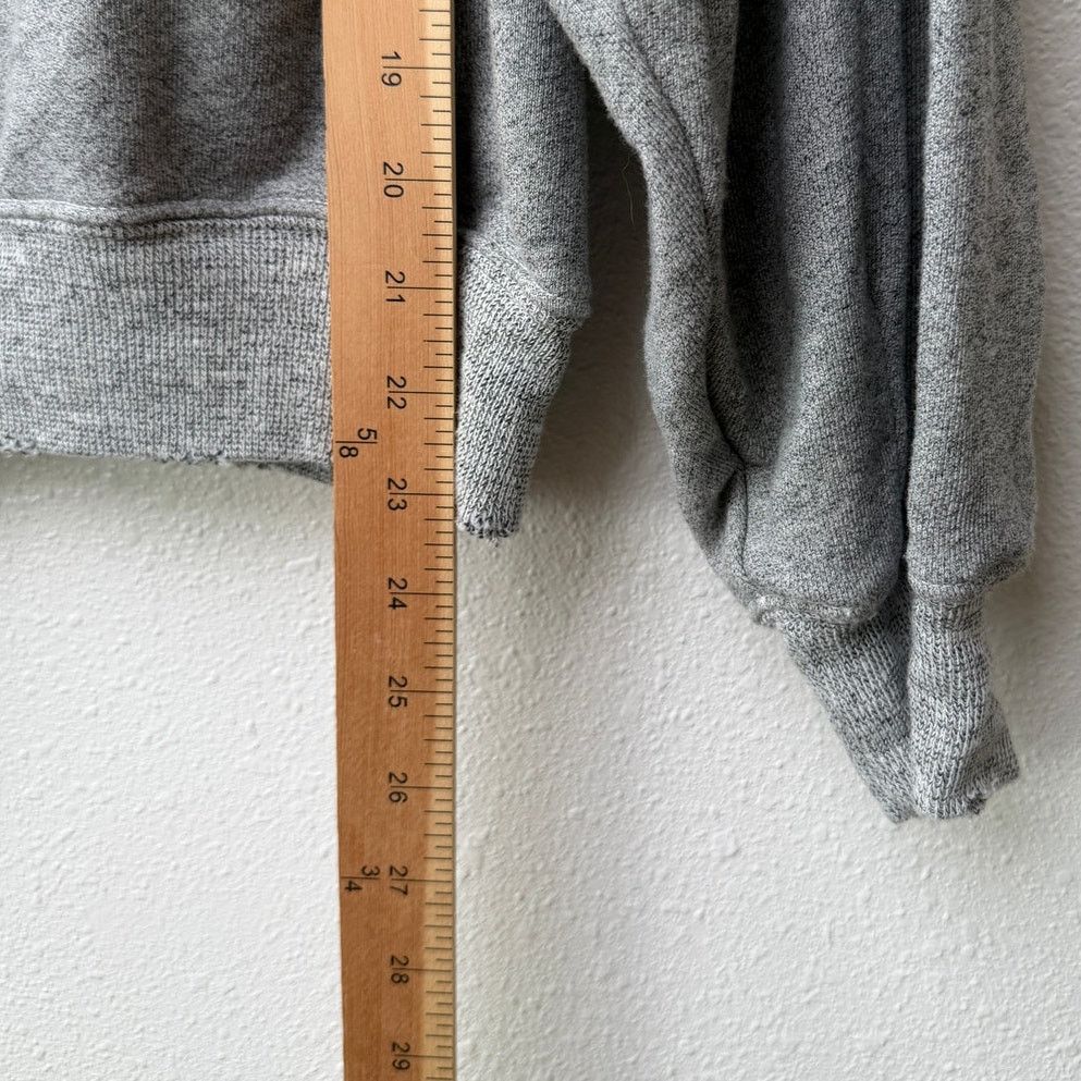 THE GREAT The Great Studded Balloon Sleeve Gray Sweater Size 1 Small Size S / US 4 / IT 40 - 15 Thumbnail
