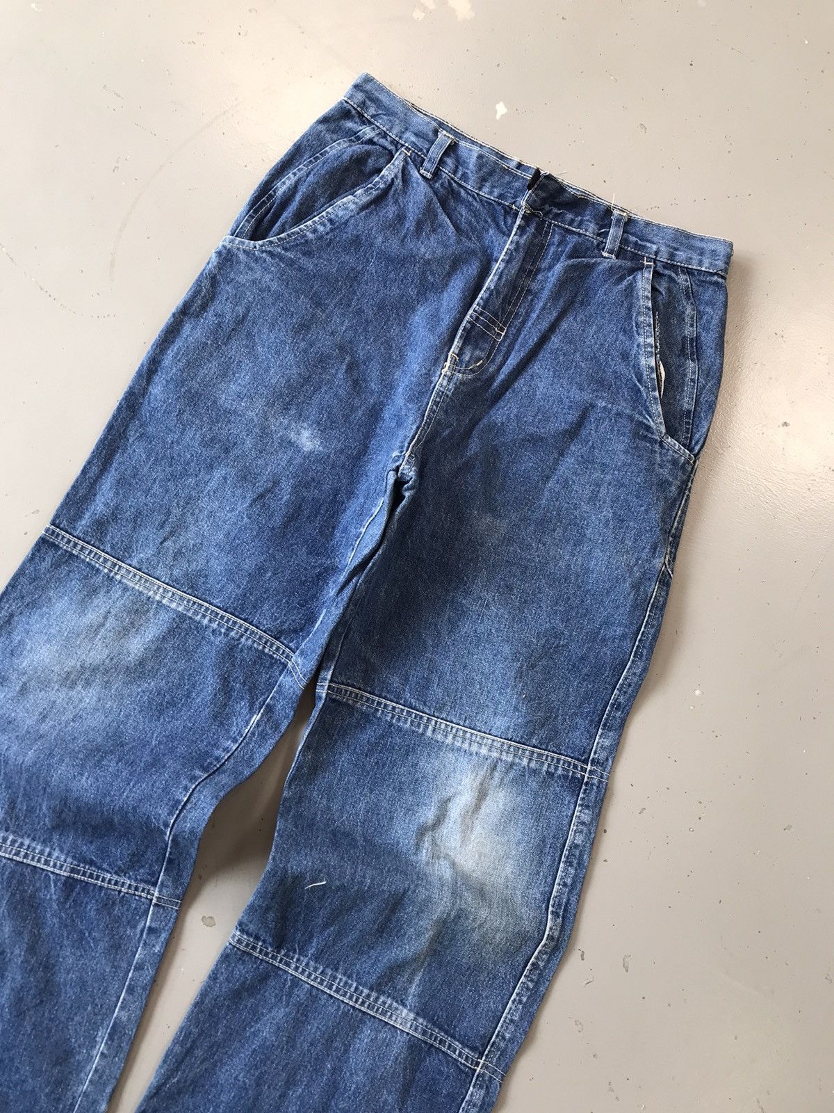 Vintage Vintage tissaia straight fit double knee denim Size US 28 / EU 44 - 5 Thumbnail