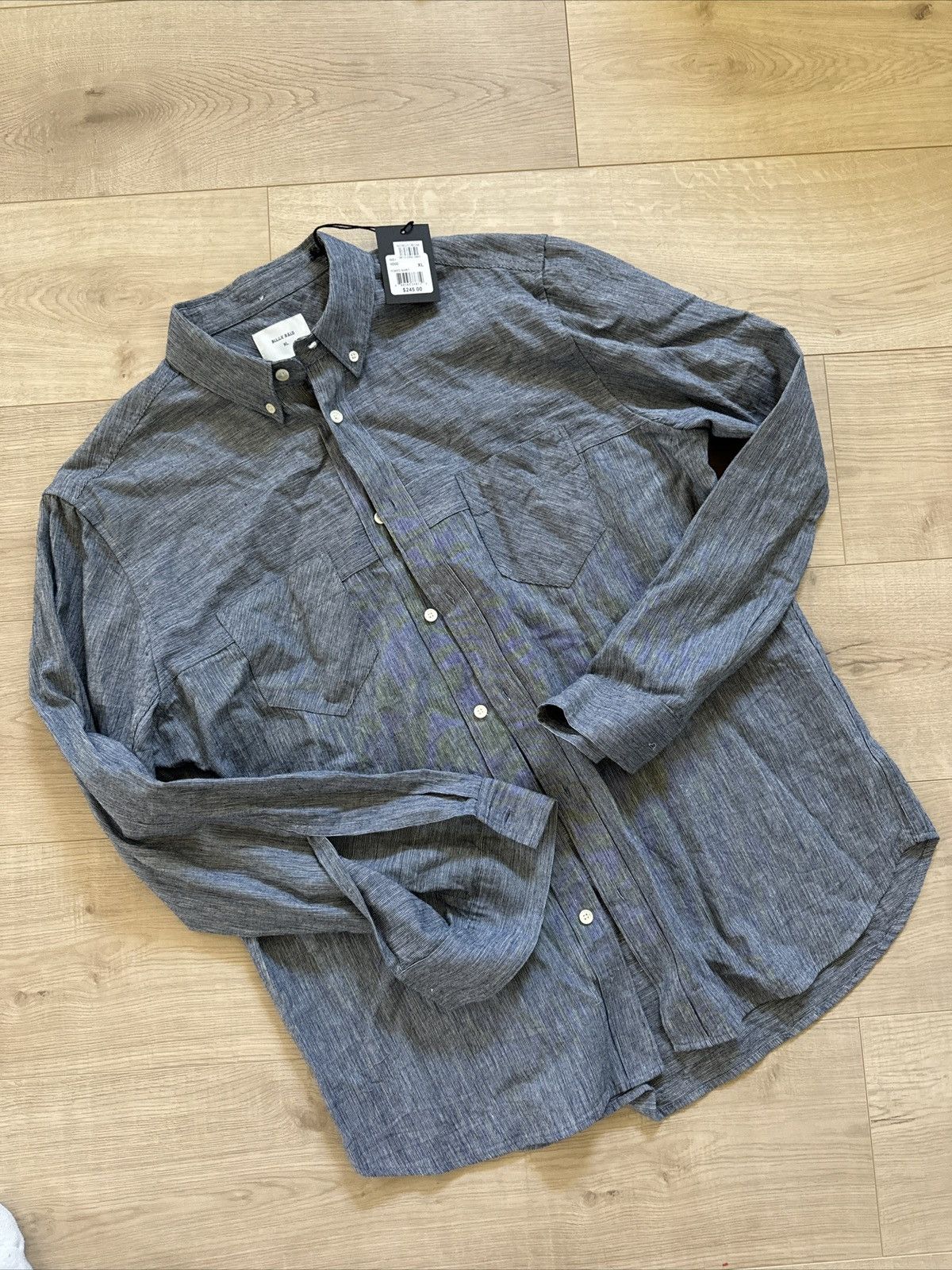 Billy Reid Billy Reid Yoked Shirt Indigo Size US XL / EU 56 / 4 - 1 Thumbnail