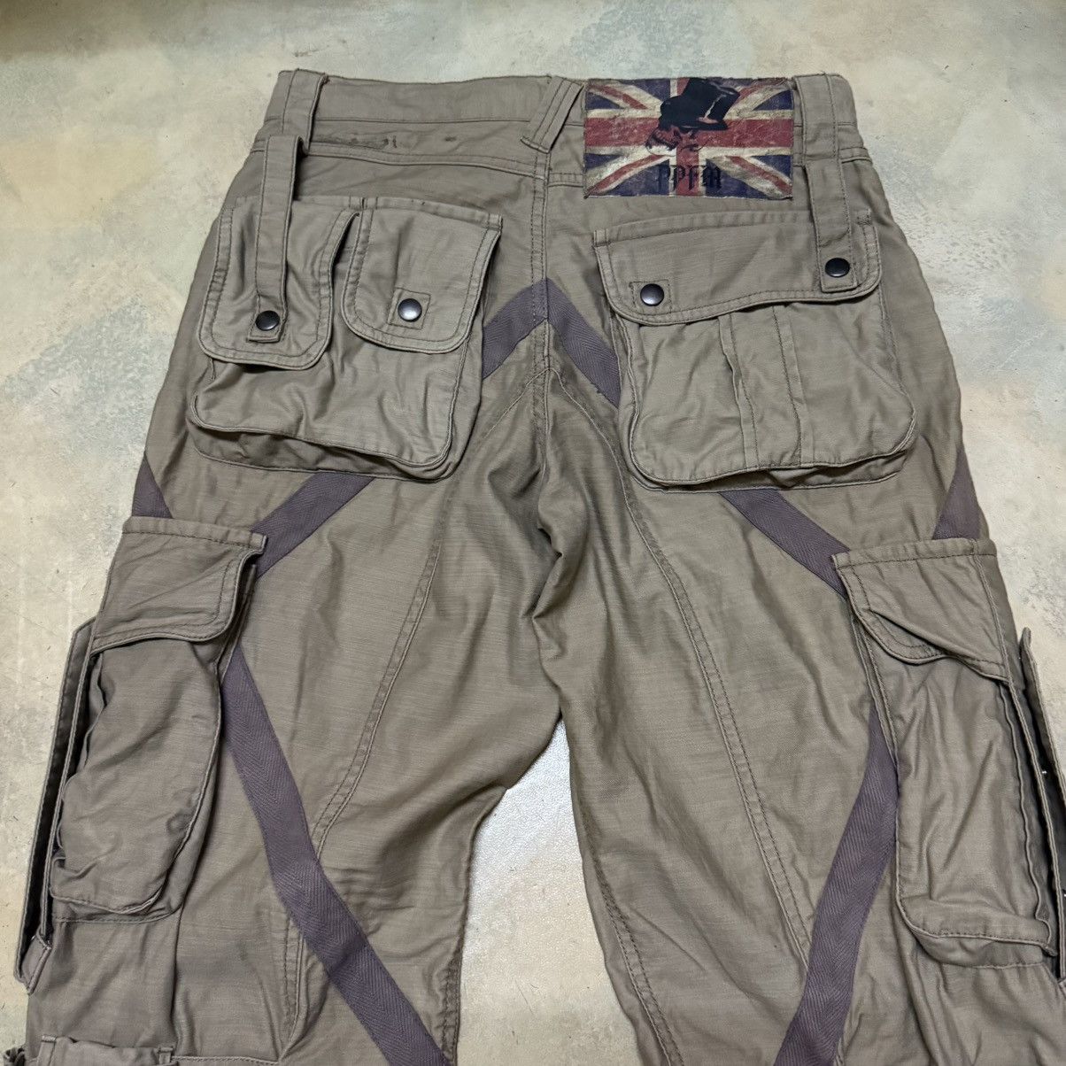 PPFM PPFM Multipockets Punk Bondage Style Cargo Pants Size US 30 / EU 46 - 17 Thumbnail