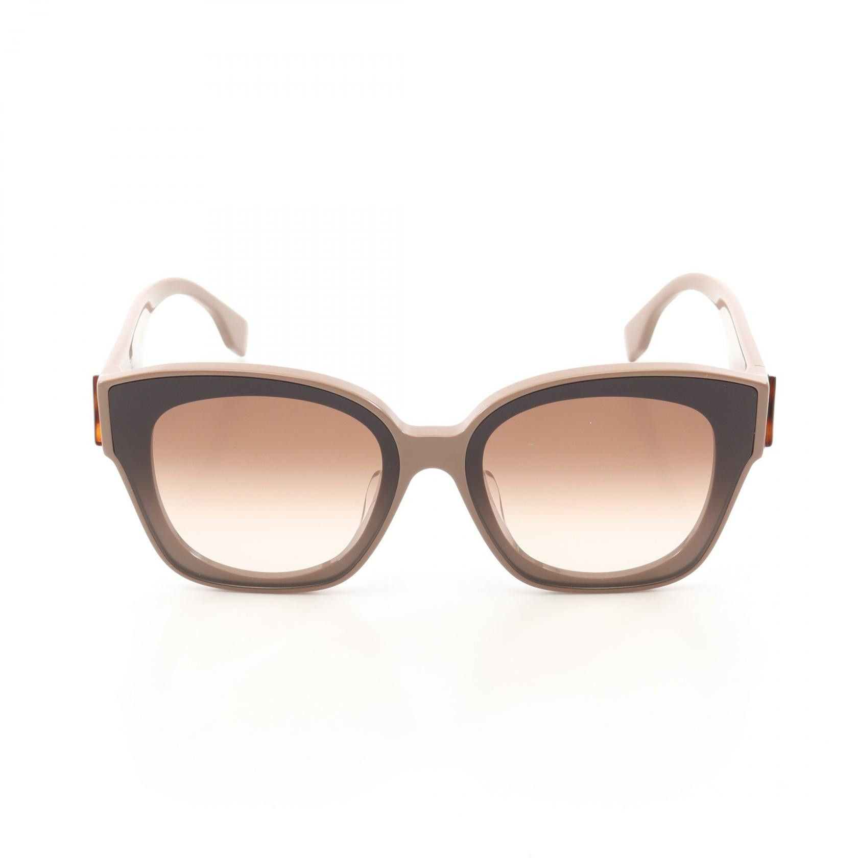 Fendi Fendi F Logo Sunglasses Plastic Sunglasses 40098F 45F DUTY