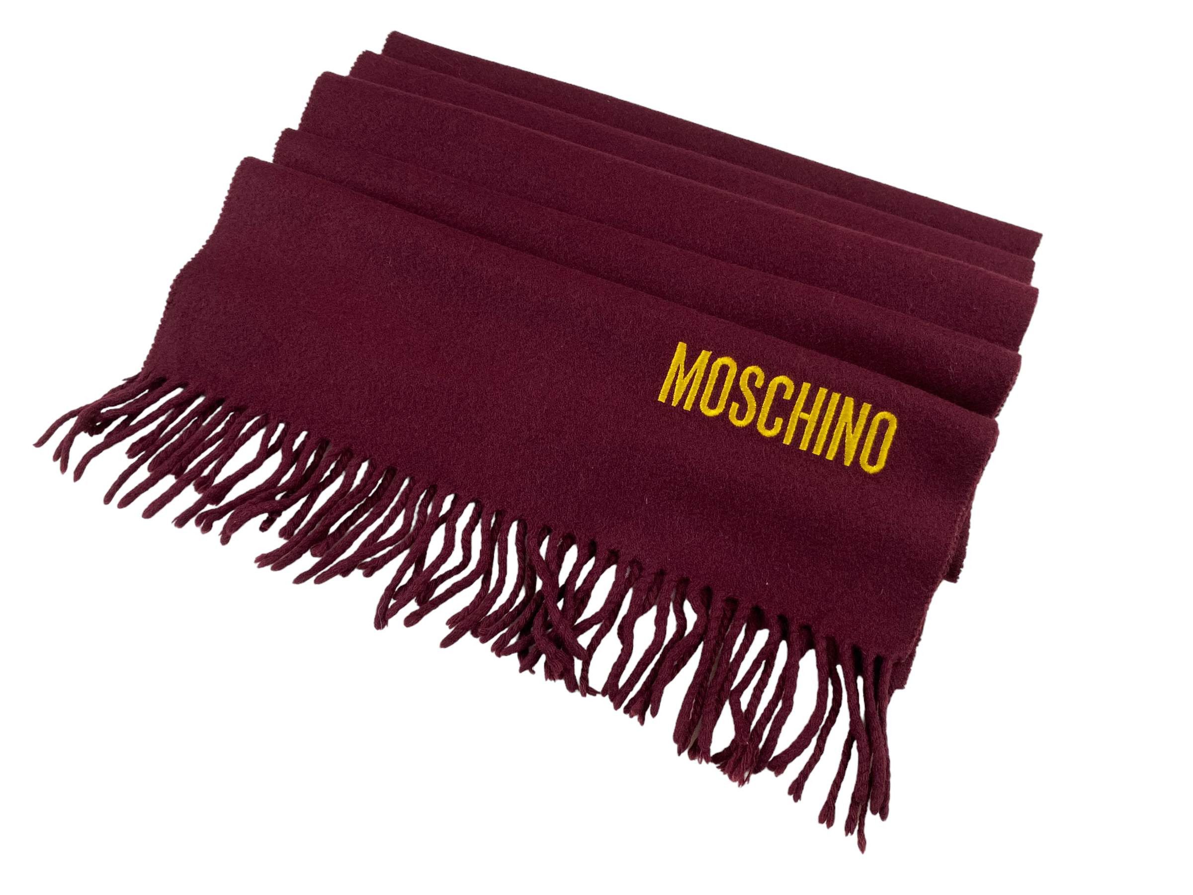 Moschino × Vintage Moschino Embroided Vintage Scarf Size ONE SIZE - 4 Thumbnail