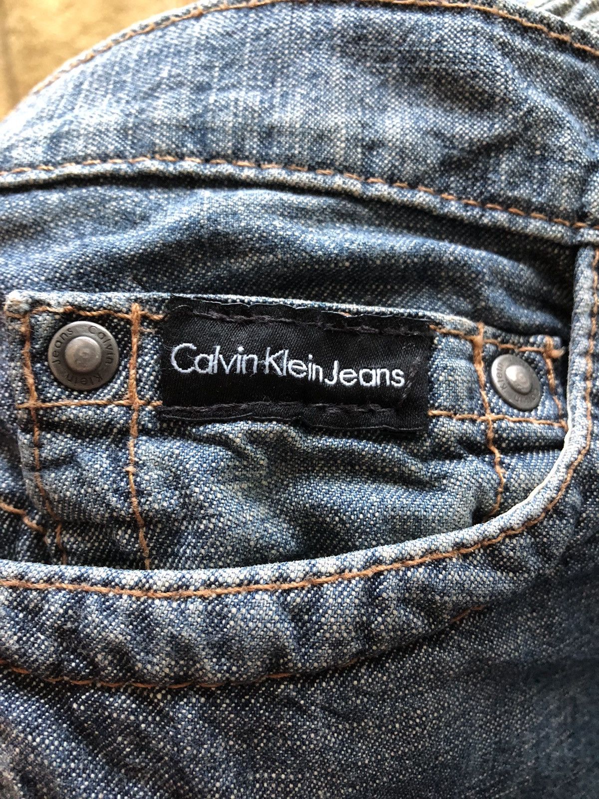 Calvin Klein × Vintage CALVIN KLEIN JEANS VINTAGE USA DENIM PANTS Size 25" / US 0 / IT 36 - 6 Thumbnail