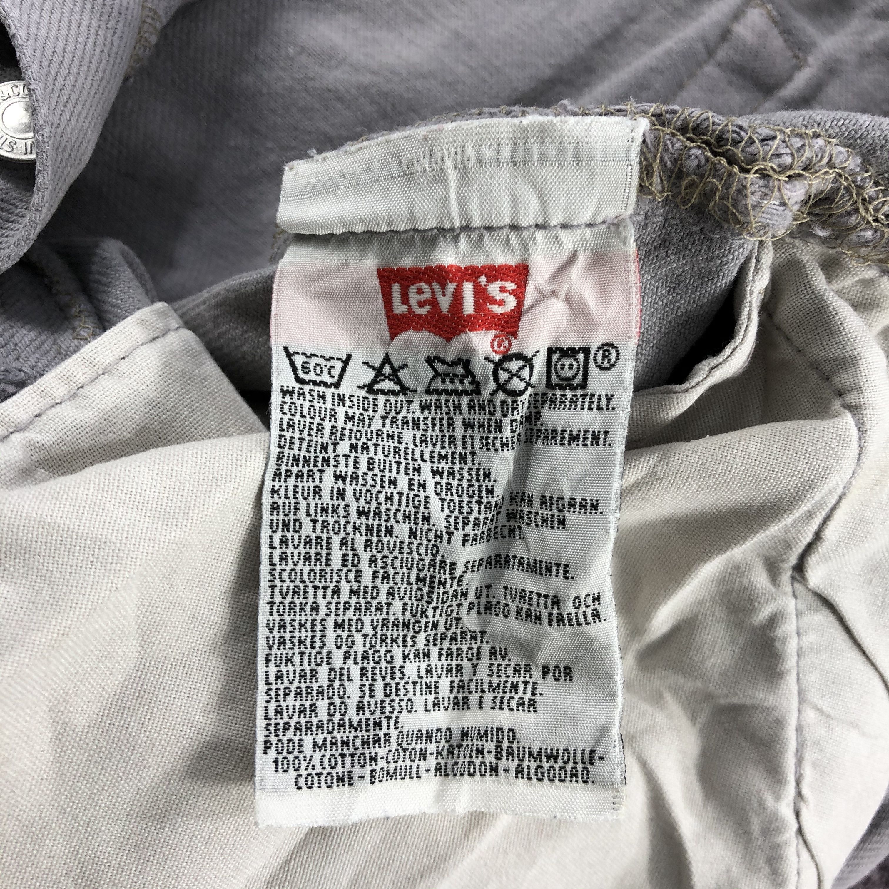 Levi's × Vintage Vintage 90s Ash Grey Levis 501 Jeans-JM2537 Size US 29 - 13 Thumbnail