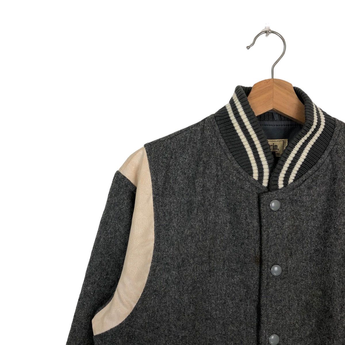 Japanese Brand 🔥90’s VINTAGE WOOL VARSITY JACKET M.WIN ISSEY MIYAKE Size US L / EU 52-54 / 3 - 6 Thumbnail
