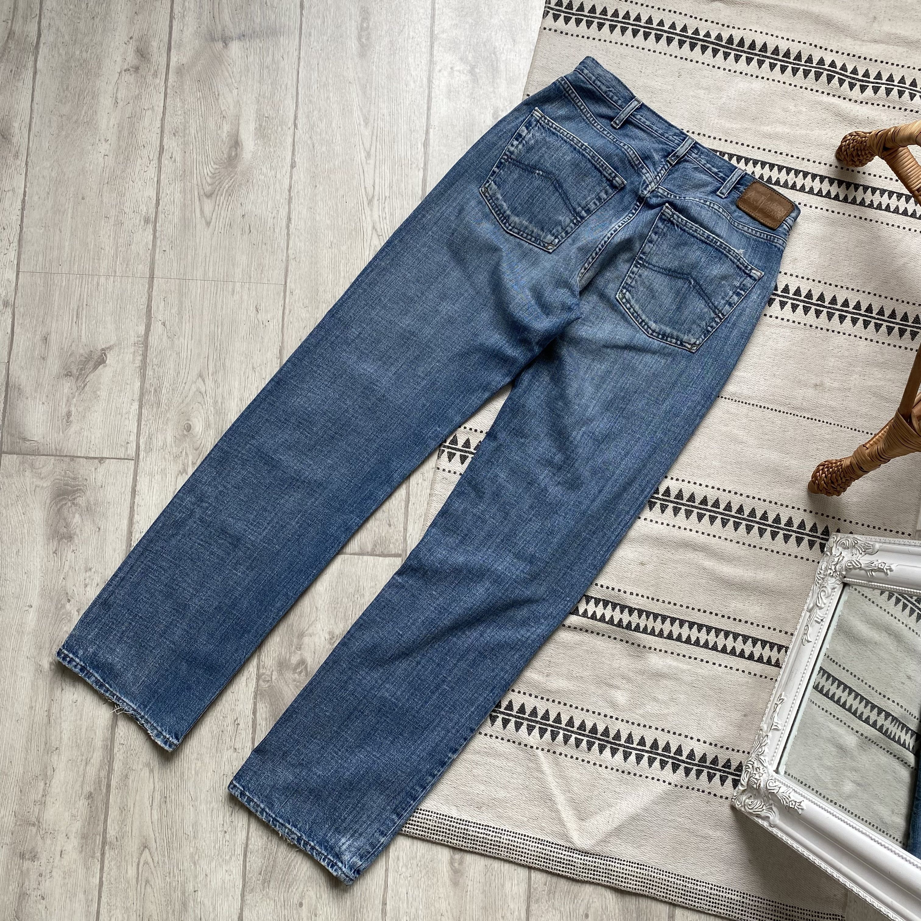 Armani Vintage 90s Armani Jeans Distrssed Luxury Denim pants Size US 30 / EU 46 - 9 Thumbnail