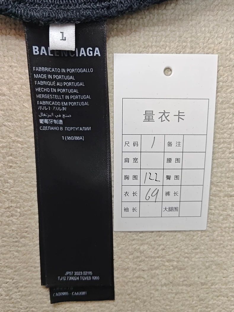 Balenciaga Balenciaga 24 SS CD disc destroyed to make old hoodie 2503- Size US S / EU 44-46 / 1 - 5 Thumbnail