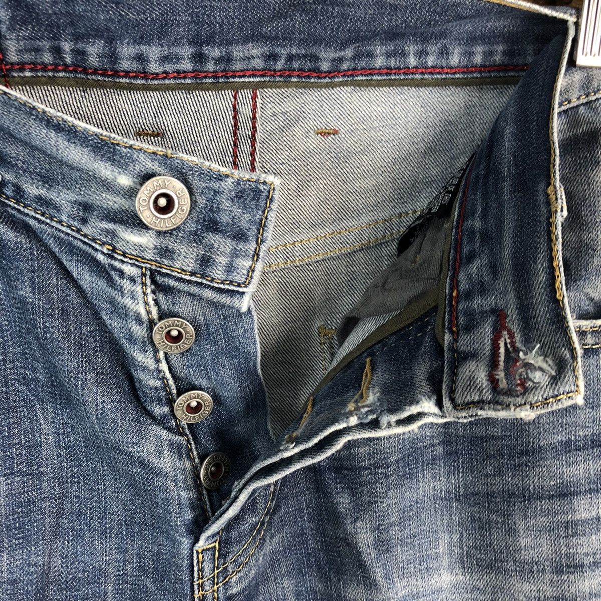 Tommy Hilfiger DL Tommy Hilfiger Blue faded Denim Pants #C149 Size US 32 / EU 48 - 10 Thumbnail