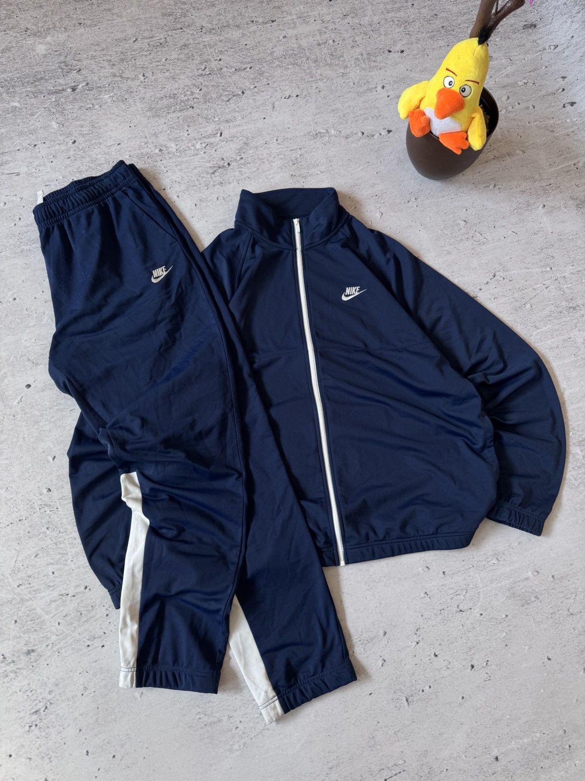 Nike × Vintage NIKE VINTAGE BASIC LOGO OVERSIZE BAGGY TRACK SUIT FIT Size US XL / EU 56 / 4 - 1 Thumbnail