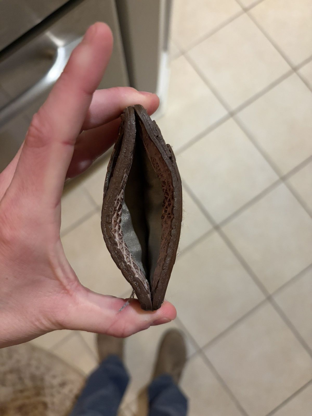 Genuine Leather Alligator Wallet Size ONE SIZE - 2 Thumbnail