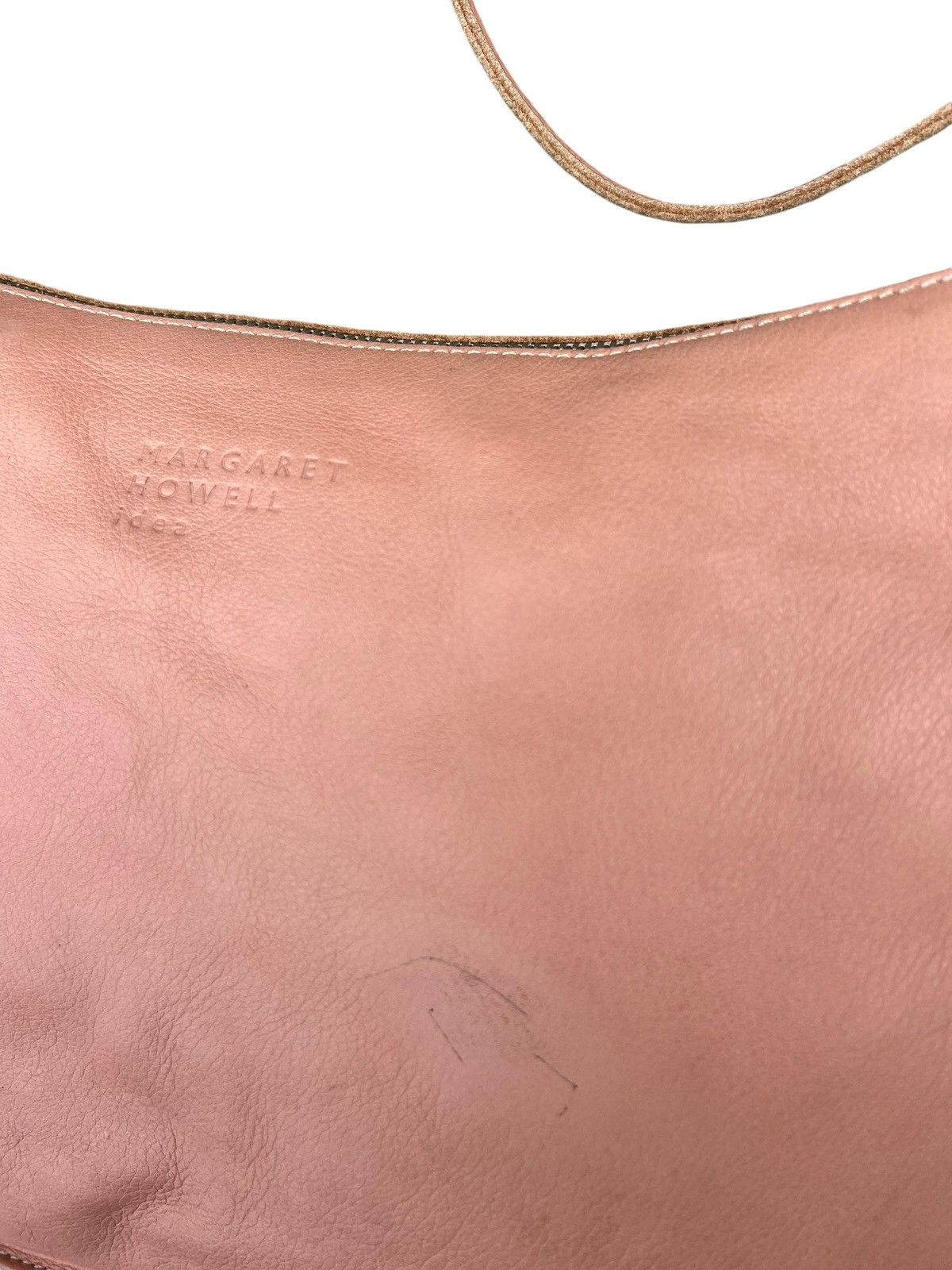 Leather Vintage Margaret Howell Scratches Patina Cowhide Leather Bag Size ONE SIZE - 7 Thumbnail