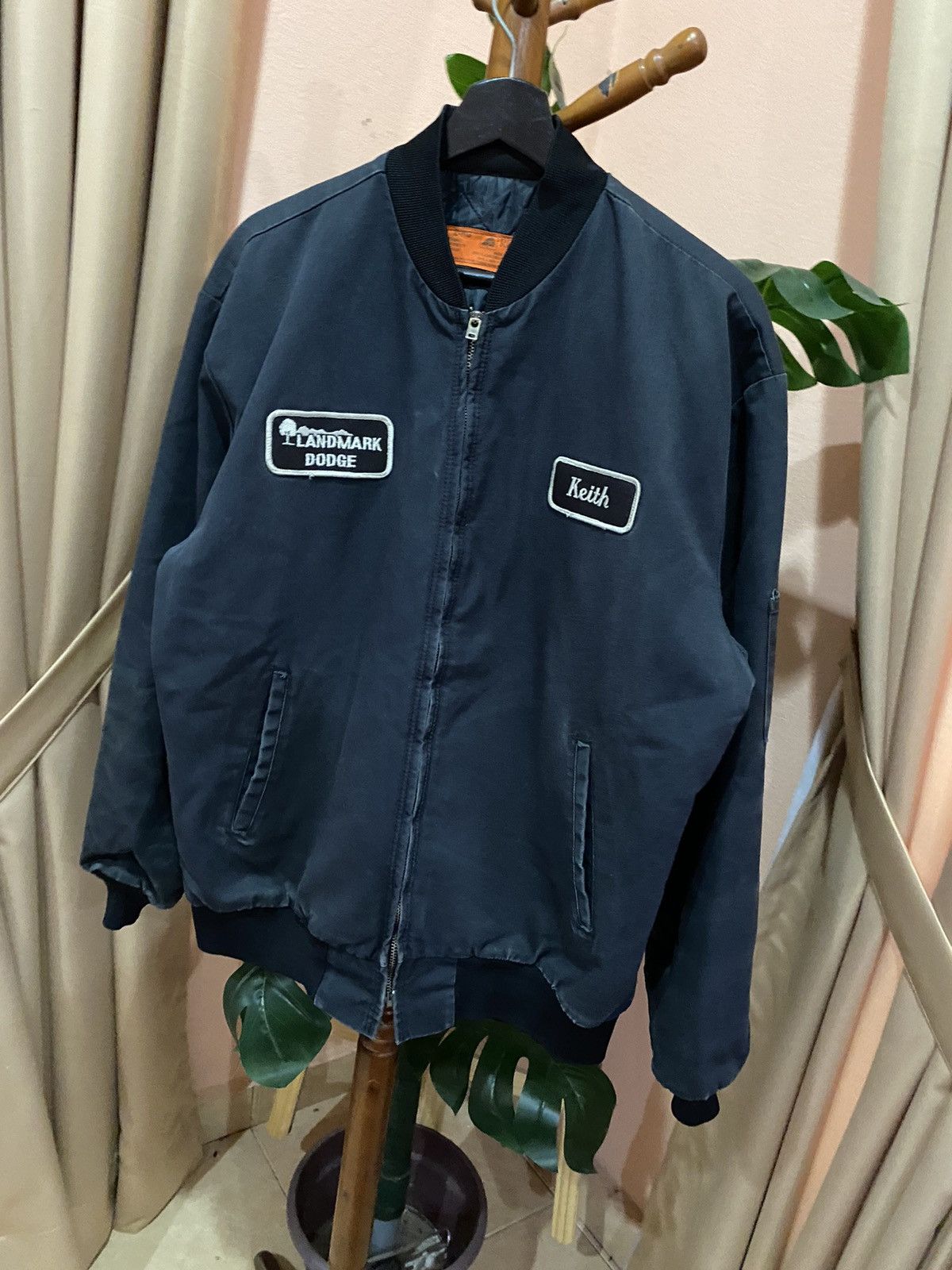 Red Kap VINTAGE 90S RED KAP WORKWEAR BOMBER JACKET Size US L / EU 52-54 / 3 - 2 Thumbnail