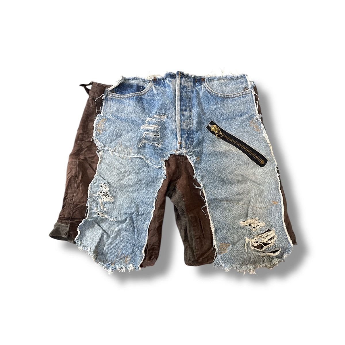 If Six Was Nine × Levi's Jungle Cat x Levis custom hobo style short Size 31" - 1 Thumbnail