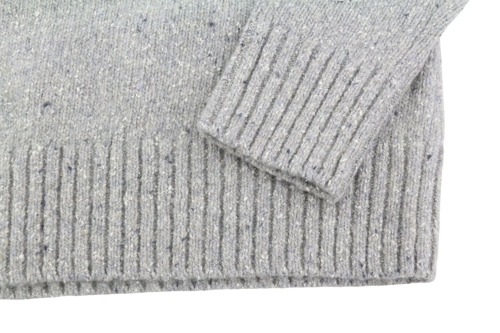 Ralph Lauren GREY M Wool Blend Tight Knit Pullover 86953 Size US M / EU 48-50 / 2 - 5 Thumbnail