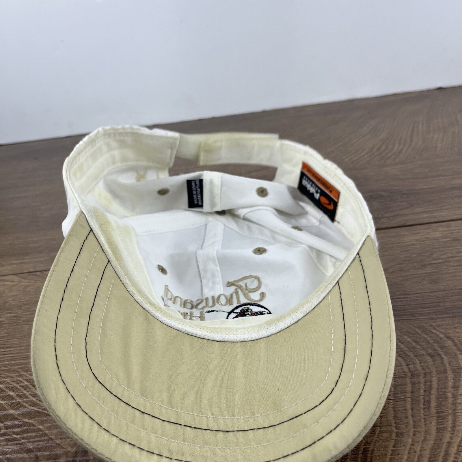 Other Thousand Hills Hat Golf Course White Adjustable Hat White Ad Size ONE SIZE - 15 Thumbnail