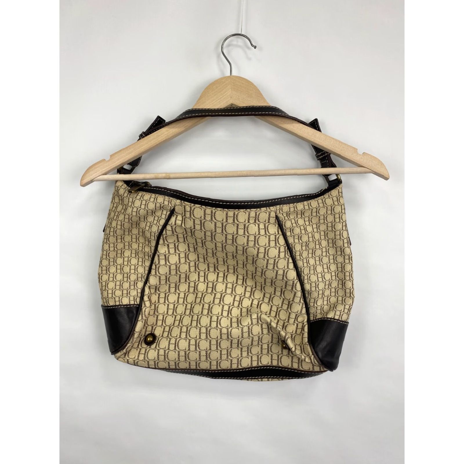 Carolina Herrera VINTAGE Carolina Herrera Bag 90s Beige OS Womens Size ONE SIZE - 3 Thumbnail
