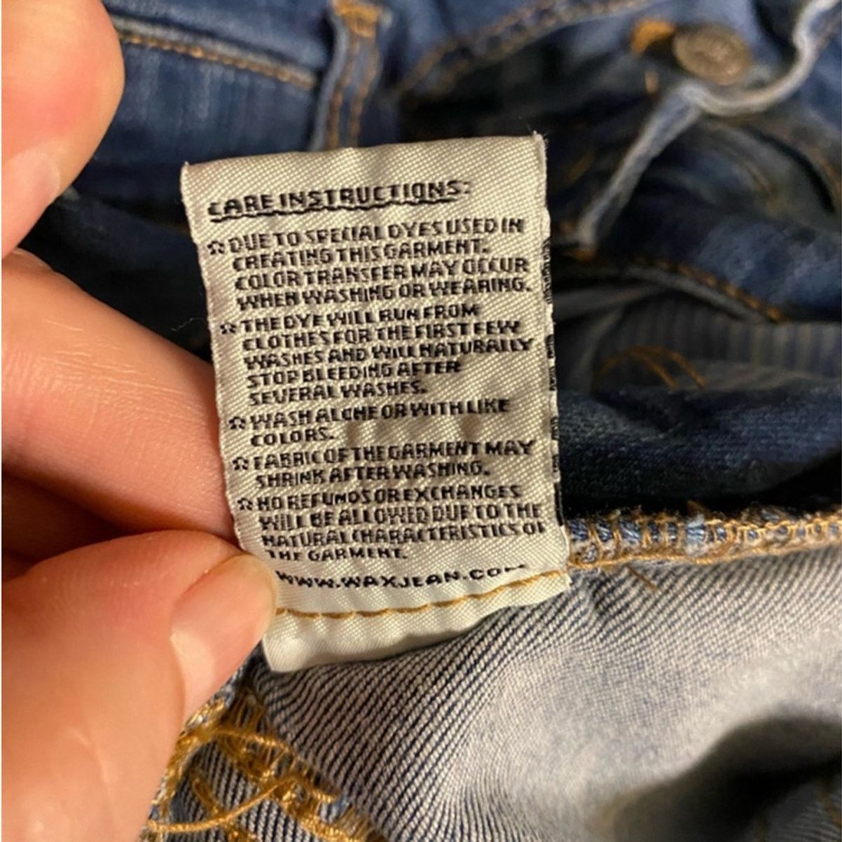 Other Wax Jean Denim Overalls Distressed Rolled Shorts Y2K Grunge Size 24" / US 00 / IT 34 - 5 Thumbnail