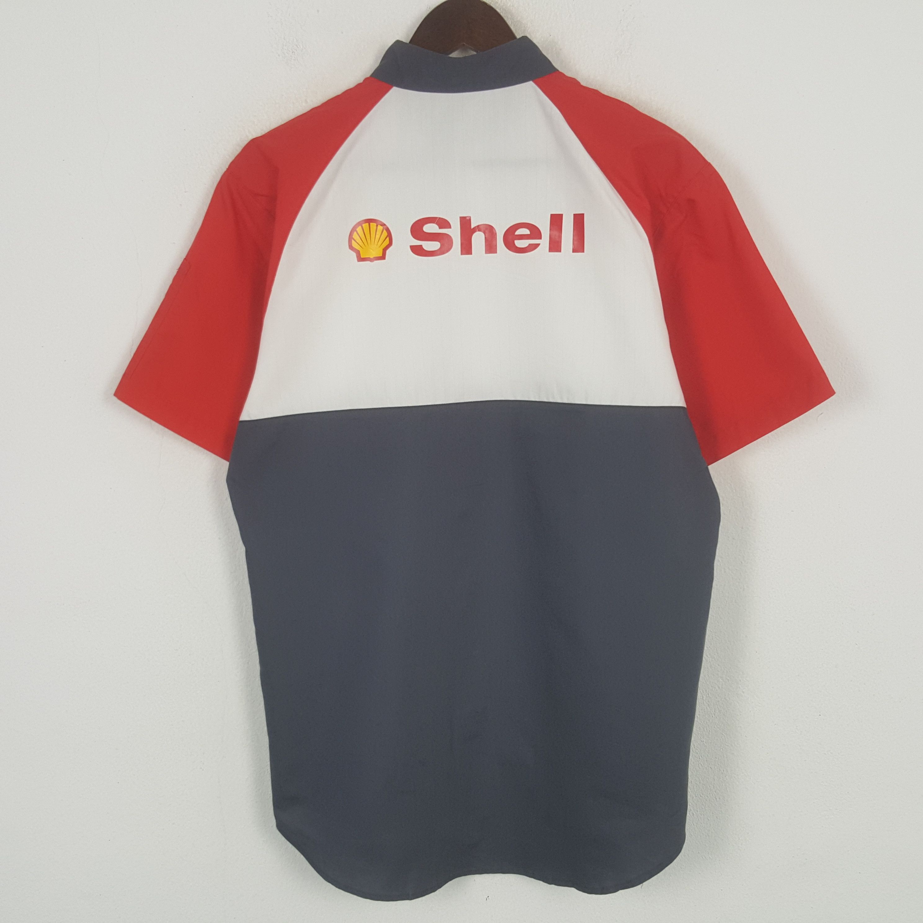Japanese Brand Vintage Shell Worker Button Up Shirt Size US M / EU 48-50 / 2 - 1 Thumbnail