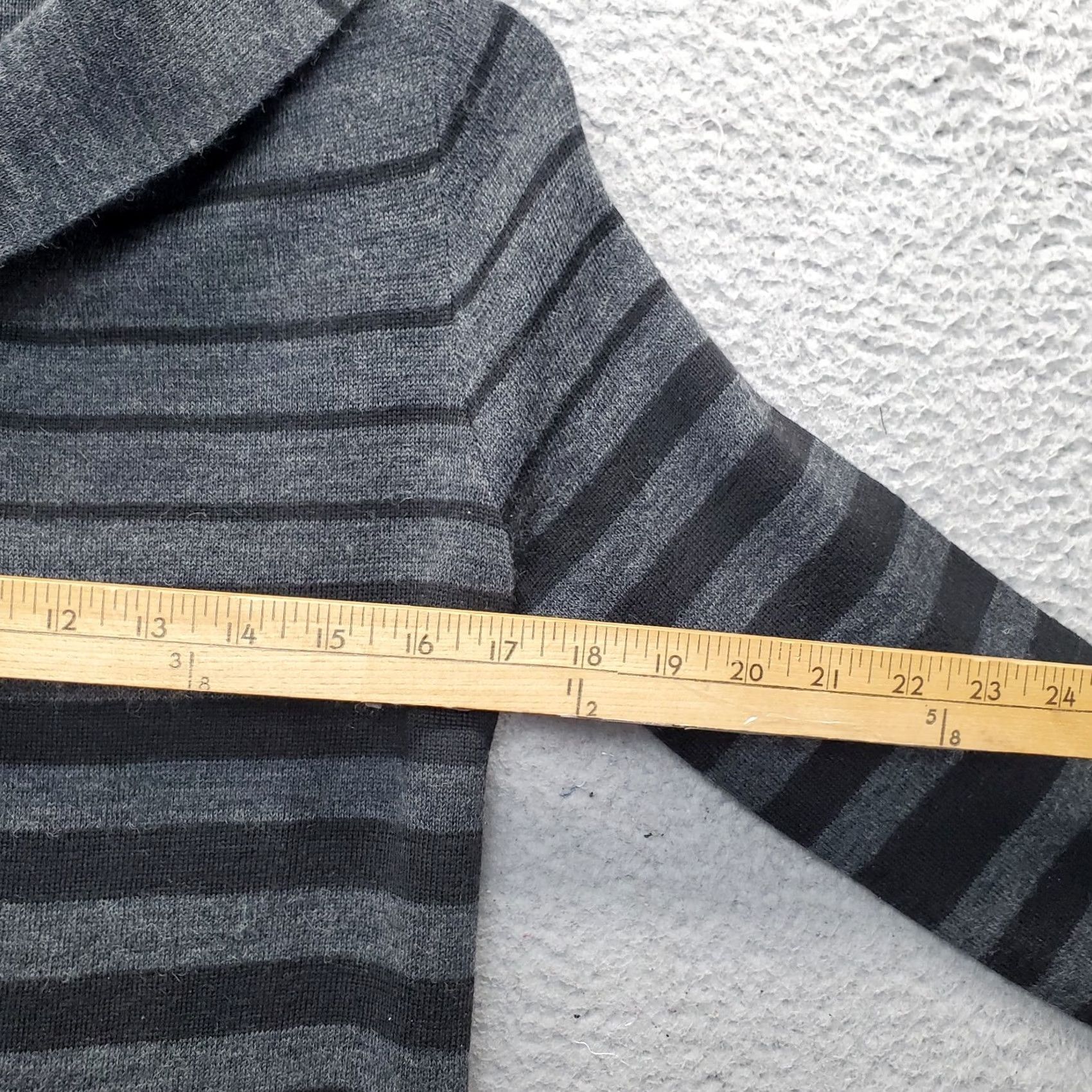 Vintage Max Studio Cardigan Womens XS Multi Striped Casual Long Sleeve Hooded Open Front Size XS / US 0-2 / IT 36-38 - 6 Thumbnail