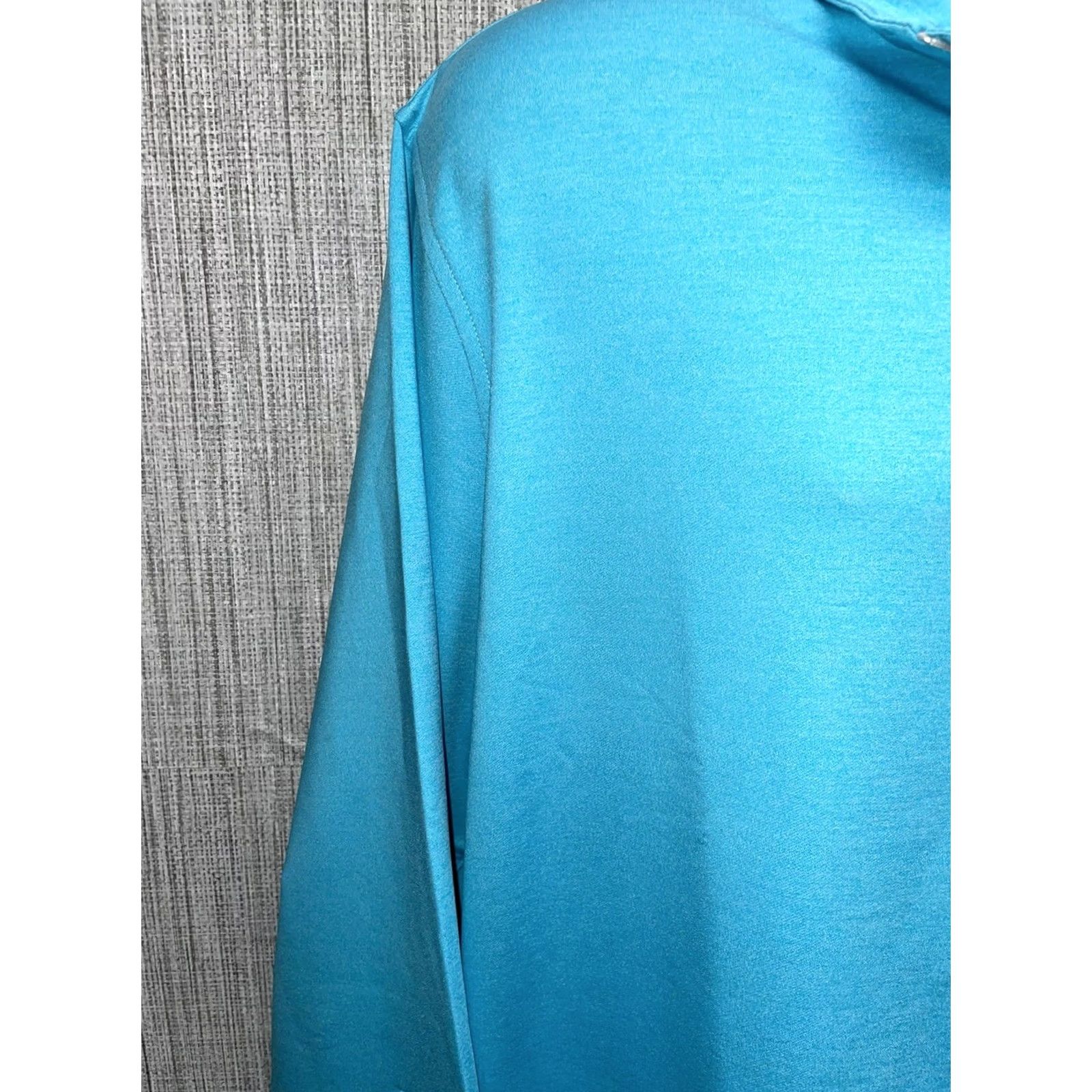 Peter Millar Peter Millar Light Blue Half Zip Pullover Mens XL Sweater ZIP Blue Mens XL Size US XL / EU 56 / 4 - 5 Thumbnail