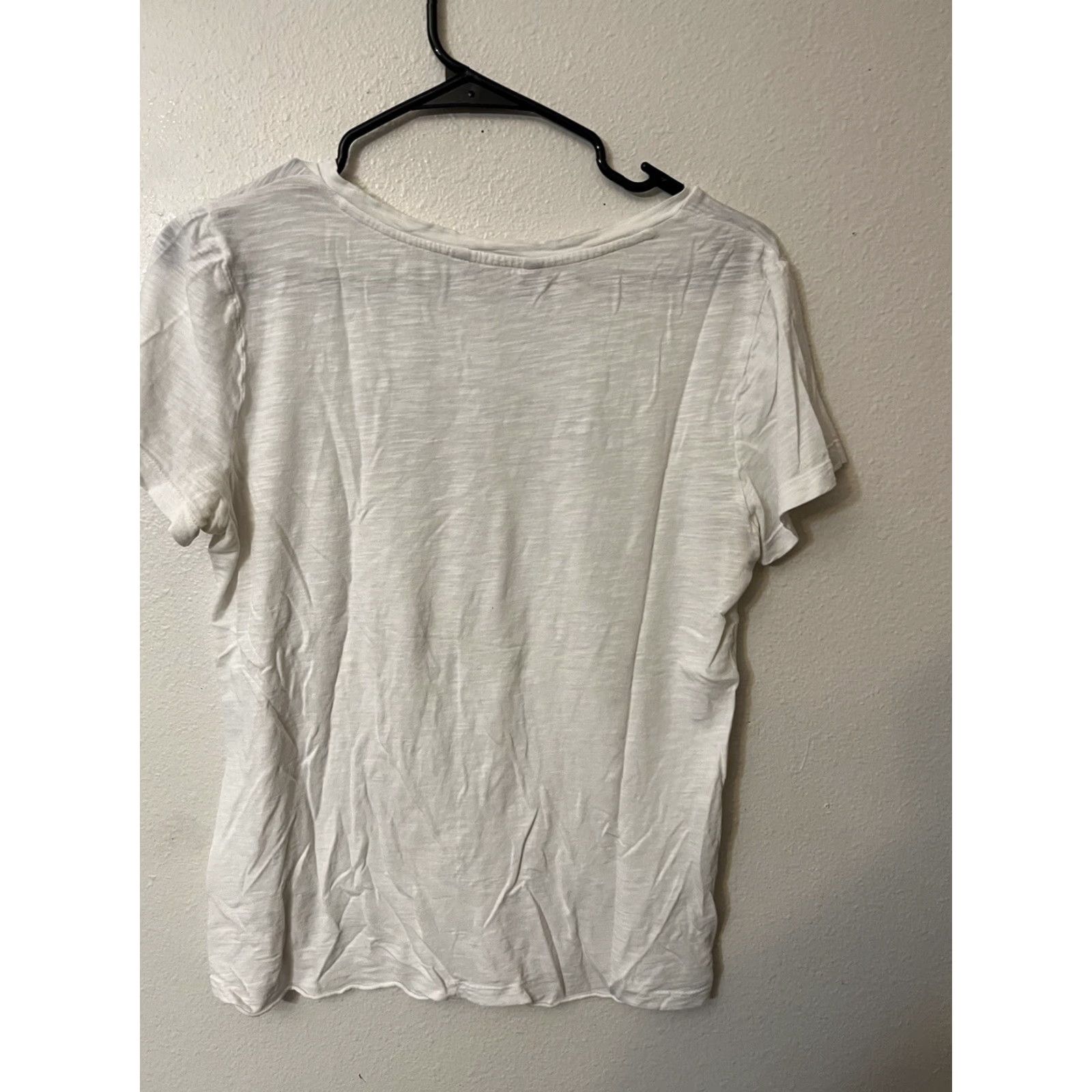 Banana Republic VINTAGE Banana Republic Women's T-Shirt Medium White "Saturday I’m In Love" Size M / US 6-8 / IT 42-44 - 3 Thumbnail