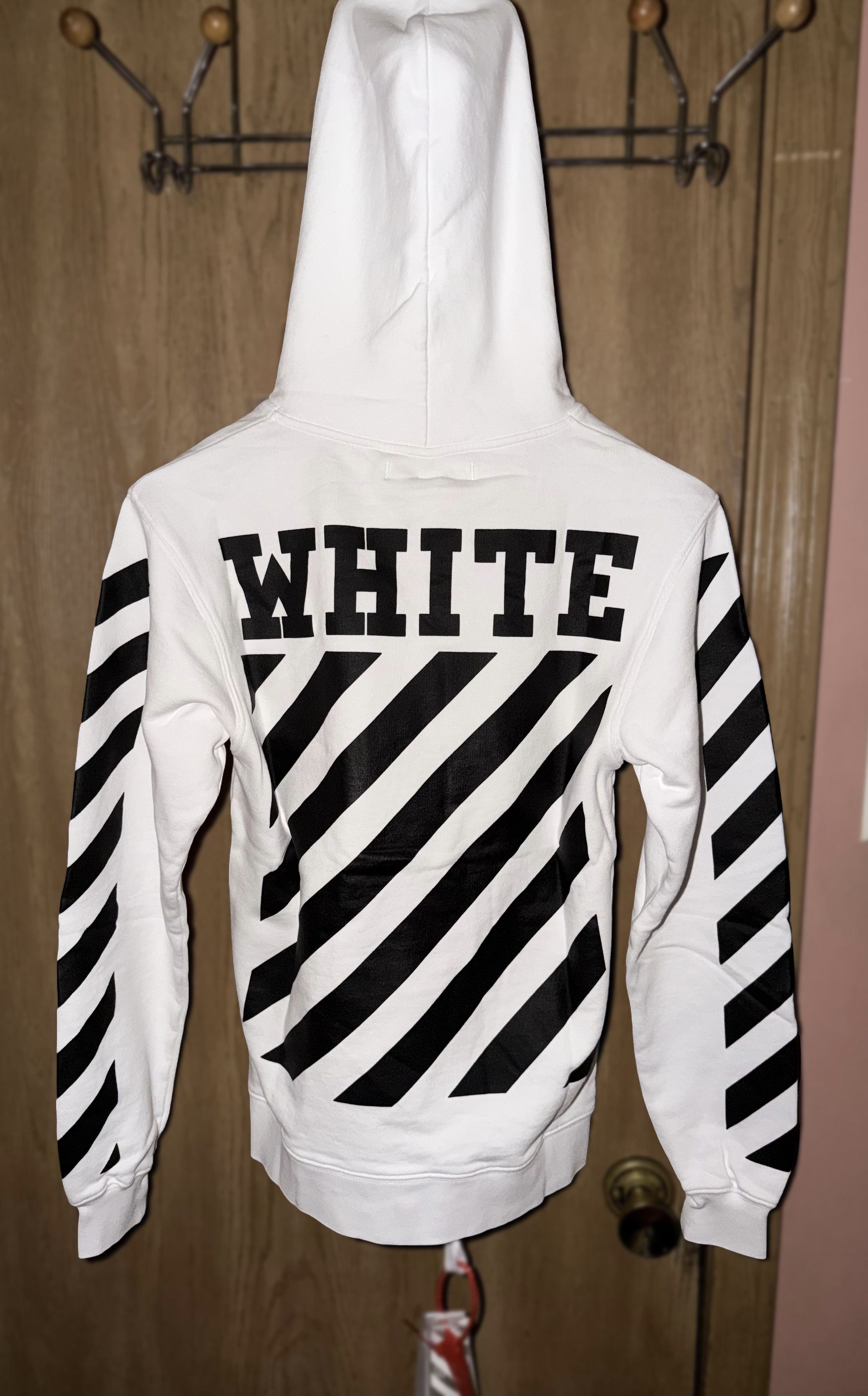 Off-White Oversized OFF-WHITE “Annunciation” Hoodie - NWT + COA (XS-S) Size US XXS / EU 40 - 2 Thumbnail