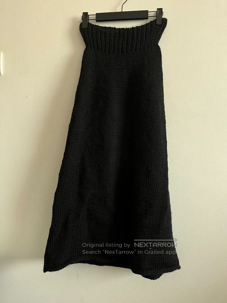 Comme des Garcons Comme des Garcons size F Chunky knit black skirt Size 25" / US 0 / IT 36 - 4 Thumbnail