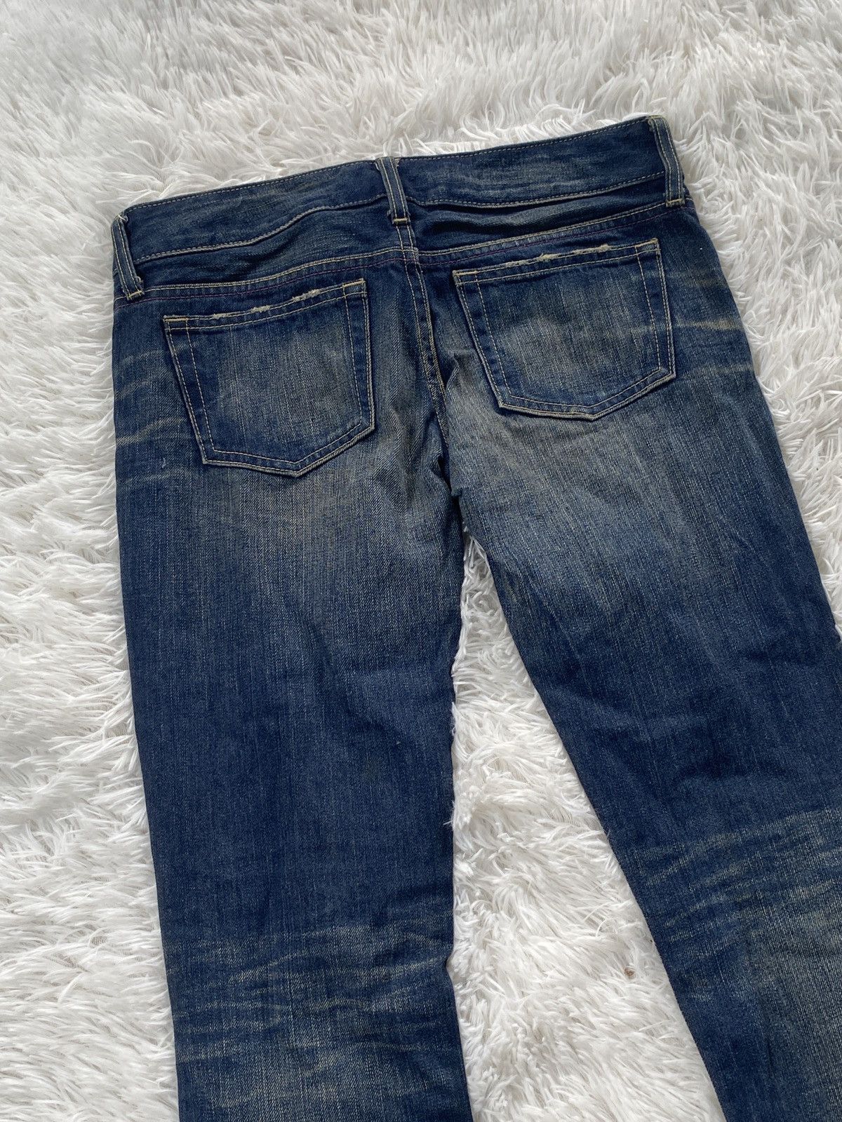 Japanese Brand × Sly Guild 🔥SALE🔥Vintage Sly Distressed Blue Wash Denim Jeans Size 30" / US 8 / IT 44 - 7 Thumbnail
