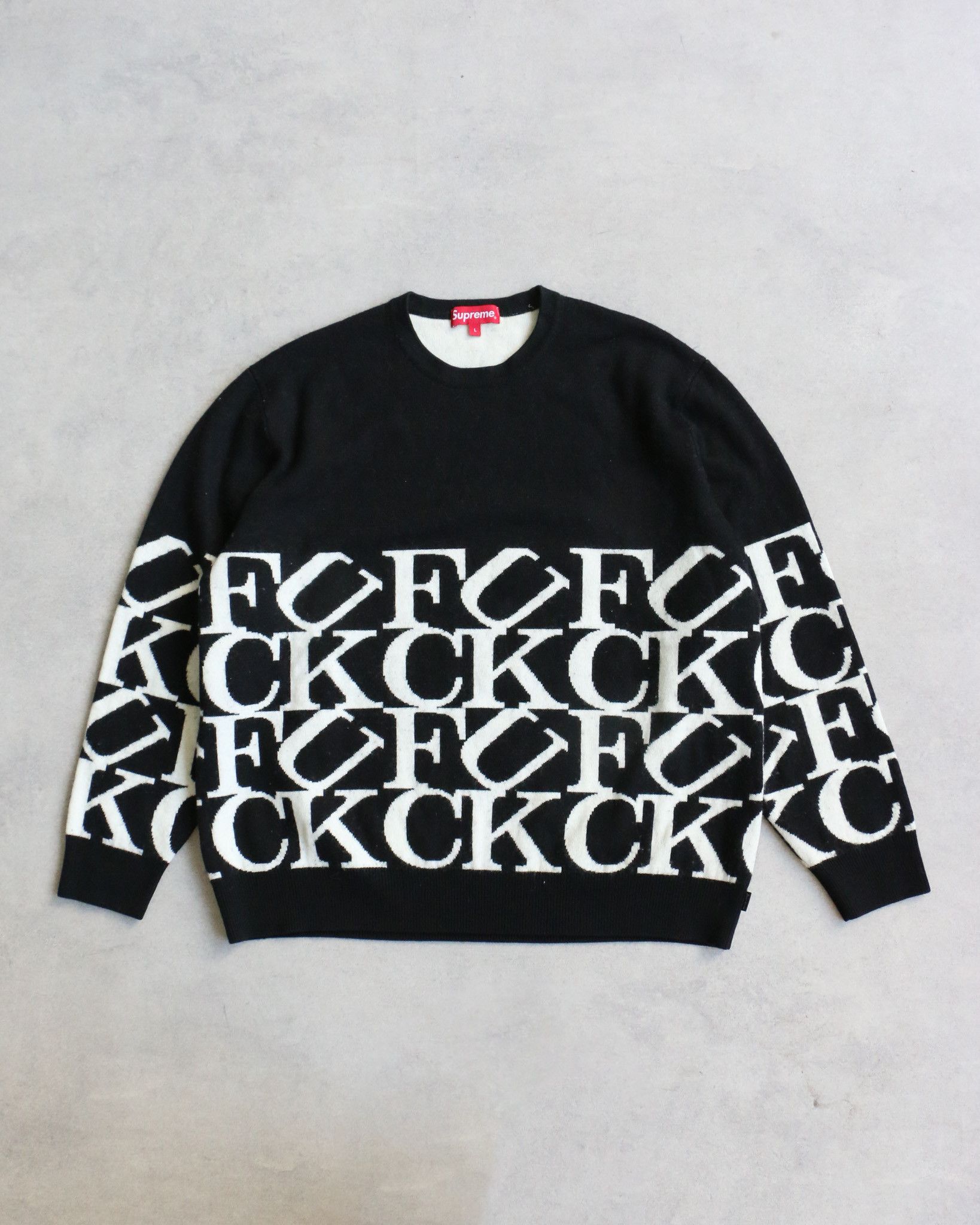 Supreme Supreme Fuck You Crewneck Sweater | Grailed