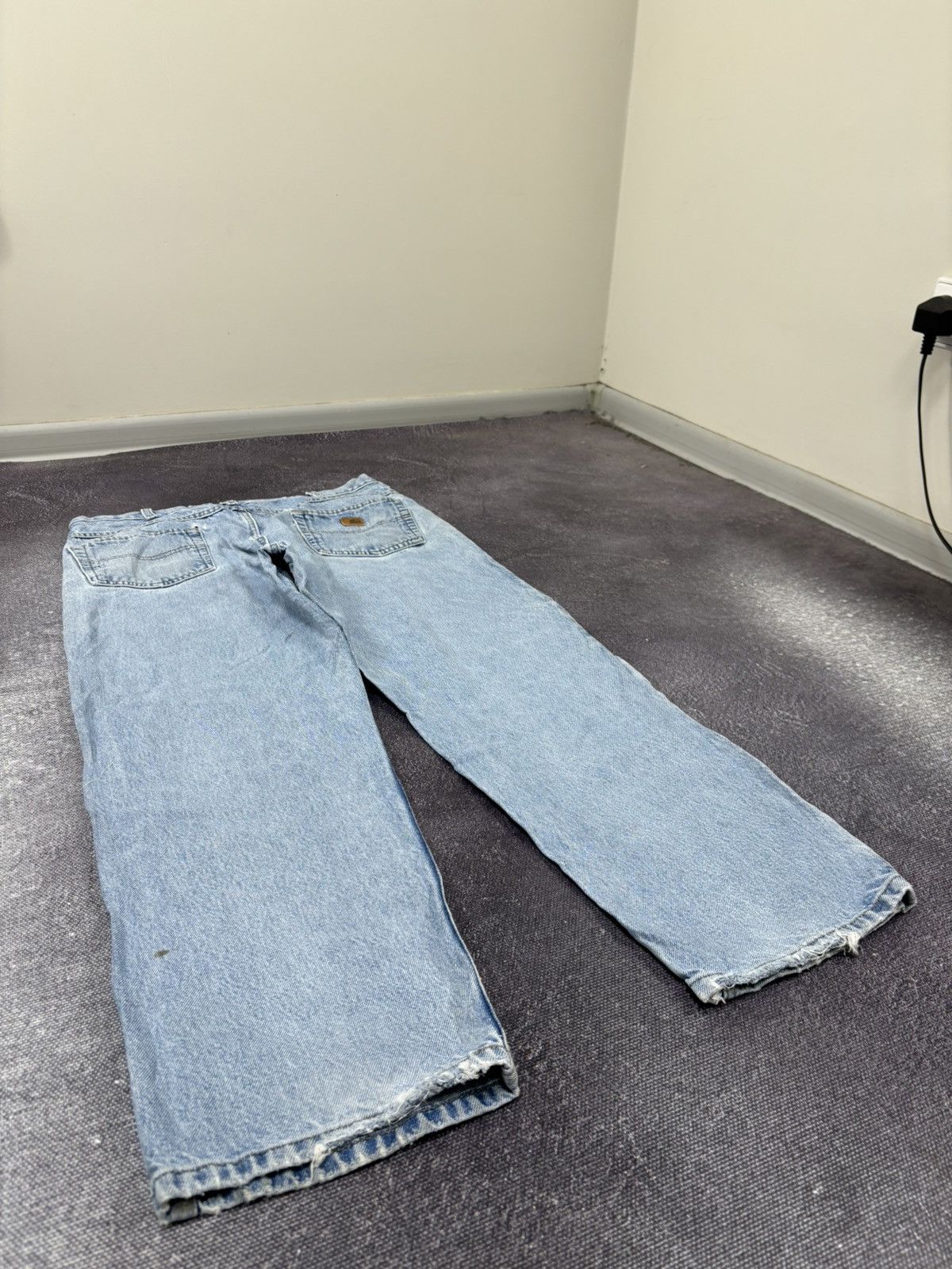Carhartt Vintage Carhartt 90s Faded Light Blue USA Denim Baggy Jeans Size US 36 / EU 52 - 5 Thumbnail