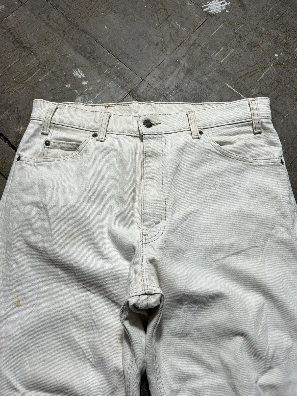 Levi's × Vintage Vintage Levi’s 550 Orange Tab Denim Jeans Size US 33 - 3 Thumbnail