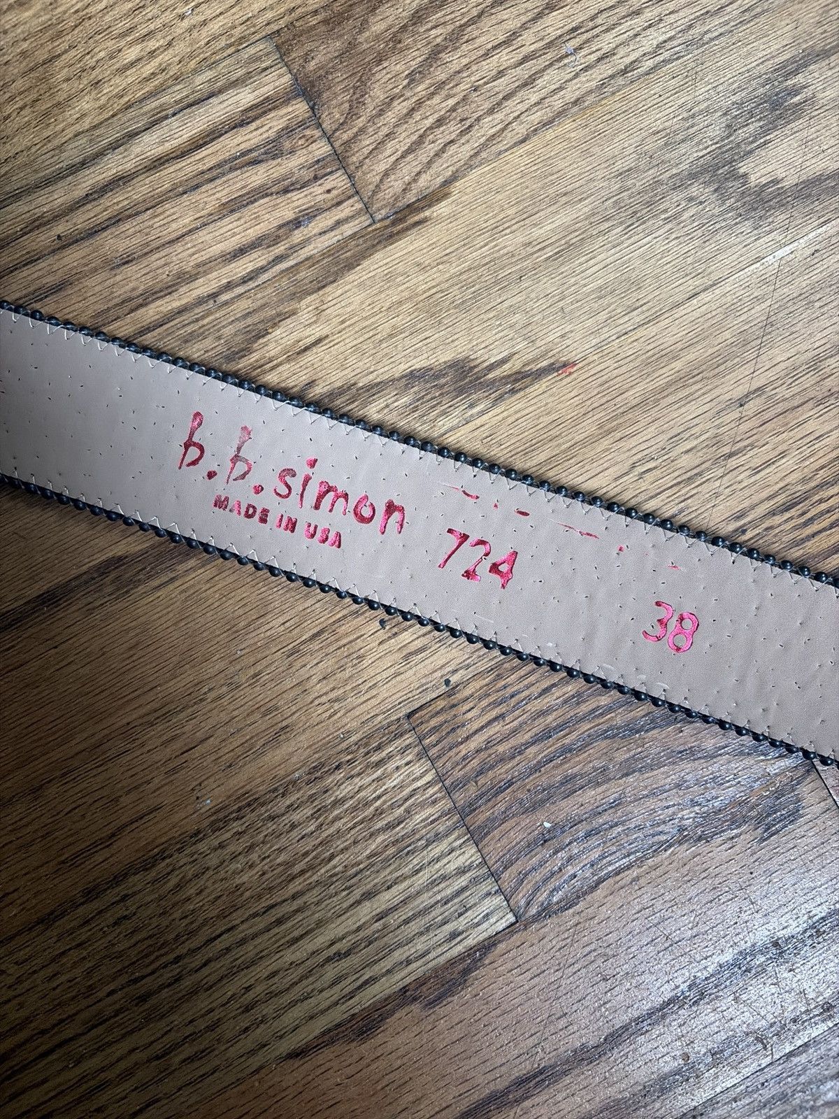 B.B. Simon B.B. Simon Globe Belt 🌎 Size 38 - 2 Thumbnail