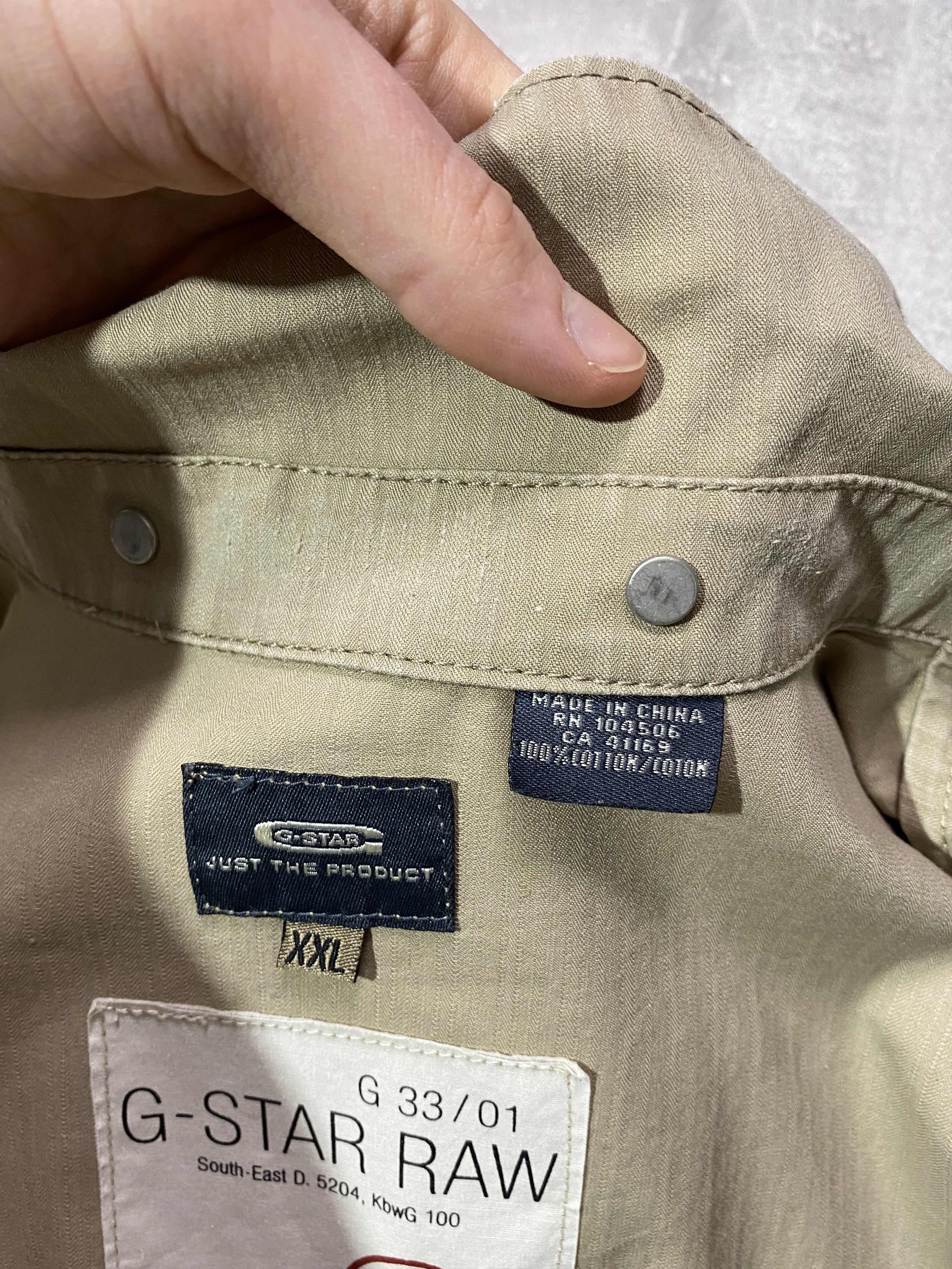 G-Star Vintage Y2K G-STAR Military Canvas Jacket Size US M / EU 48-50 / 2 - 6 Thumbnail