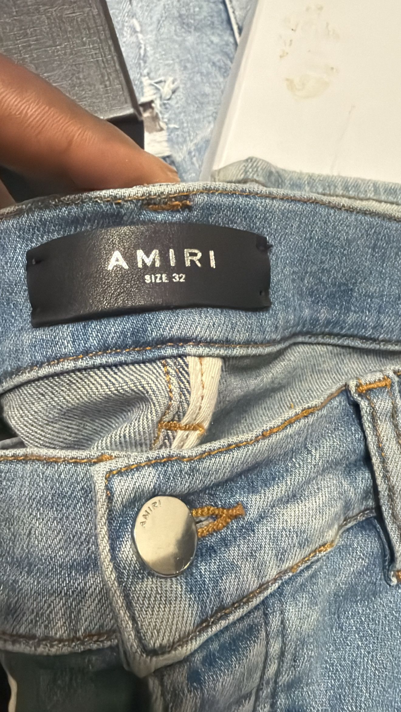 Amiri Amiri mx1 snake patch denim jeans Size US 32 / EU 48 - 9 Thumbnail