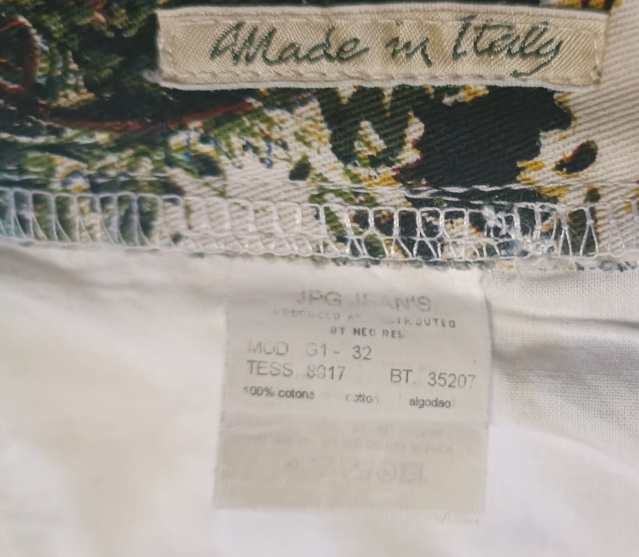Jean Paul Gaultier 2000 - Basquiat graffiti pants Size 26" / US 2 / IT 38 - 16 Thumbnail