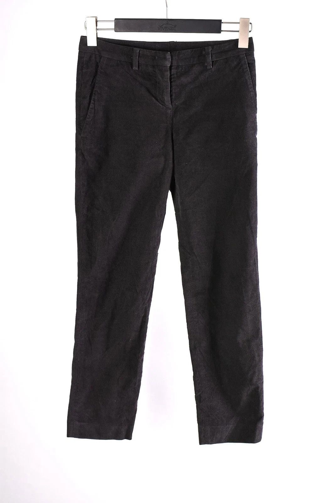 Moncler Women's Moncler Corduroy Trousers Black Pants Size W29 L26 Size 30" / US 8 / IT 44 - 1 Thumbnail