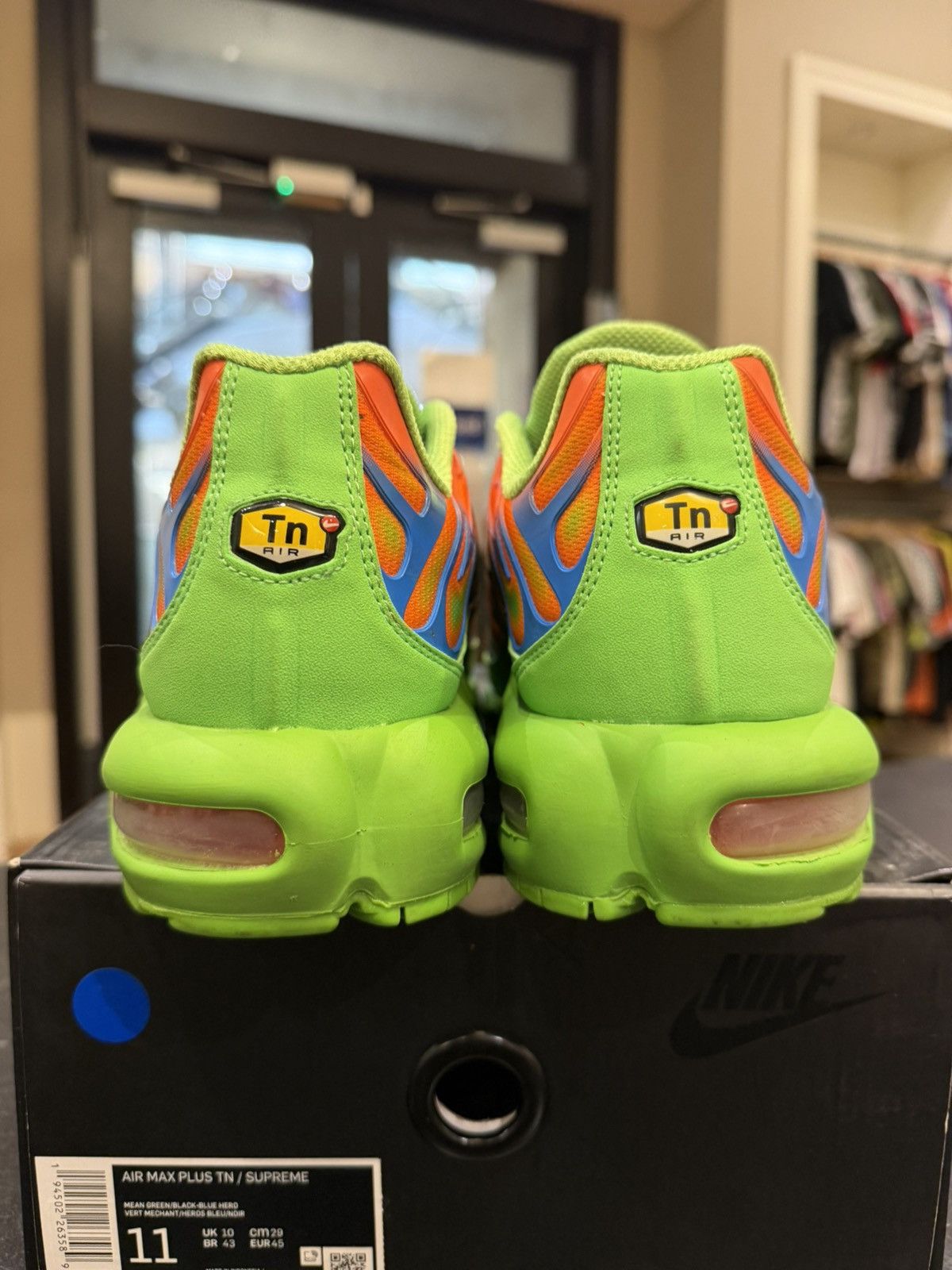 Nike × Supreme Nike Air Max Plus ‘Supreme Mean Green’ Size US 11 / EU 44 - 3 Thumbnail
