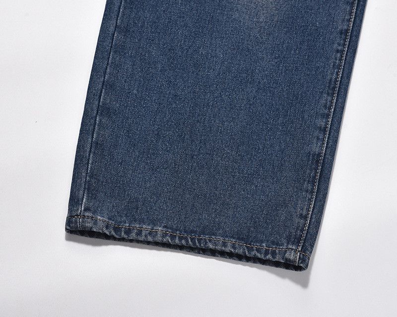 Jean American street loose casual retro washed straight leg jeans Size US 32 / EU 48 - 5 Thumbnail