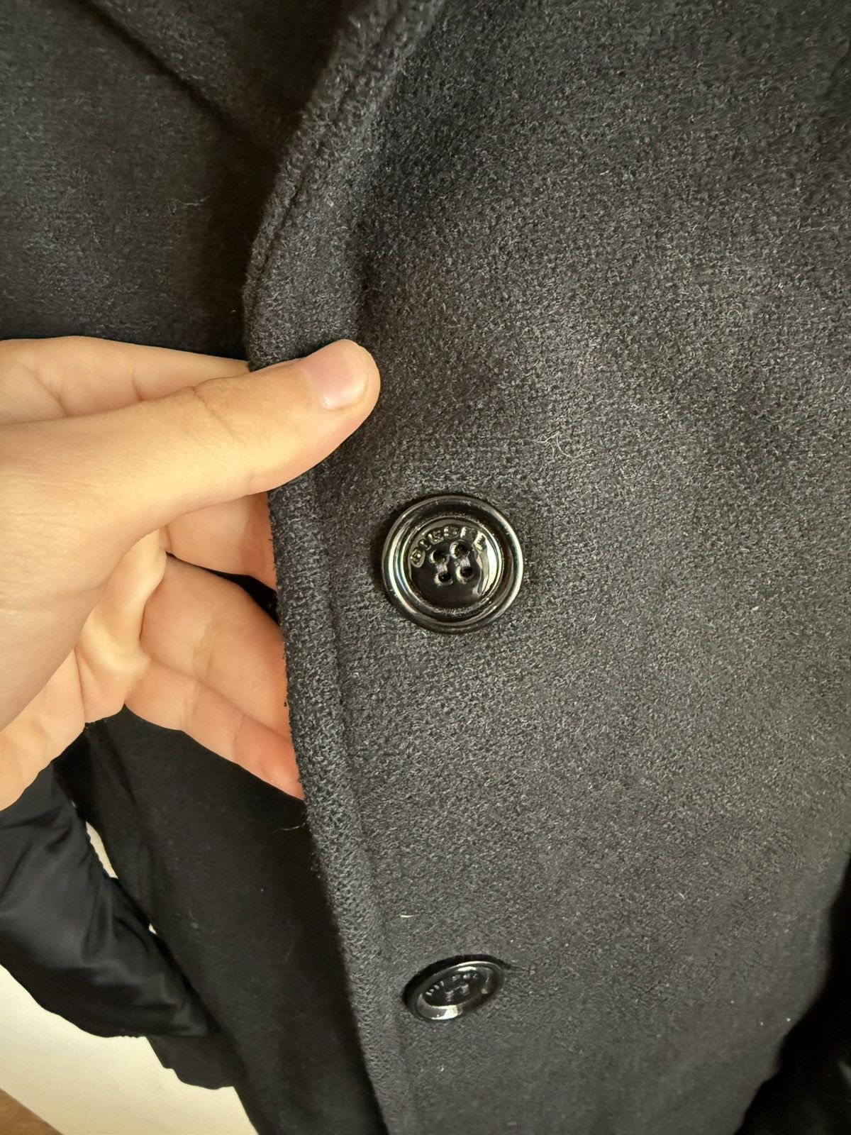 Diesel Diesel Hybrid Wool Coat / Bomber Sleeve Jacket Size US M / EU 48-50 / 2 - 6 Thumbnail