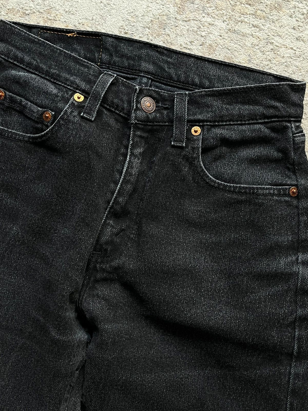 Levi's Levi’s 805 Vintage 1996 Sz W 27 Black Jeans Made in Italy Size 27" / US 4 / IT 40 - 2 Thumbnail