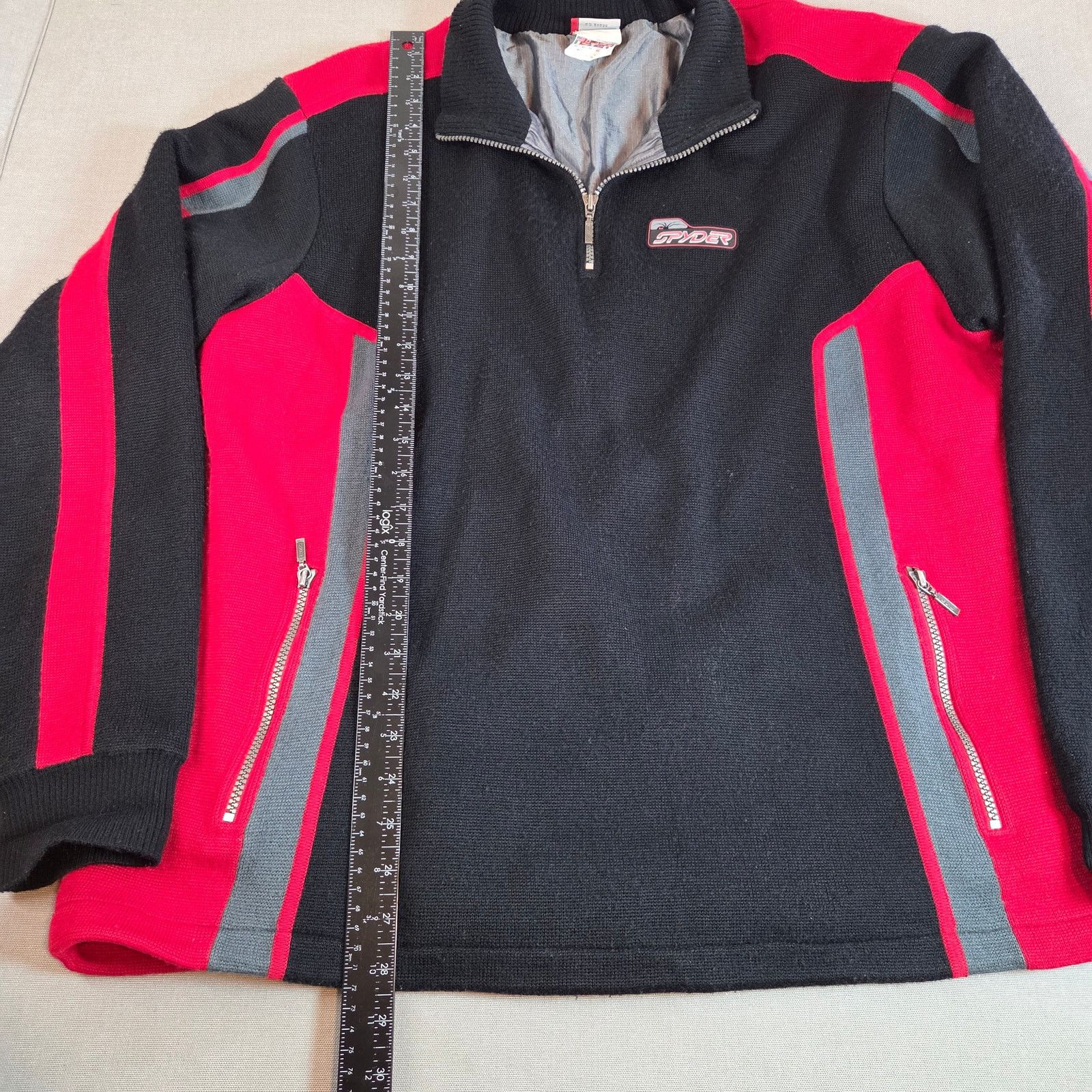 Spyder Vintage Spyder XL 1/4 Zip Wool Blend Sweater Size US XL / EU 56 / 4 - 8 Thumbnail