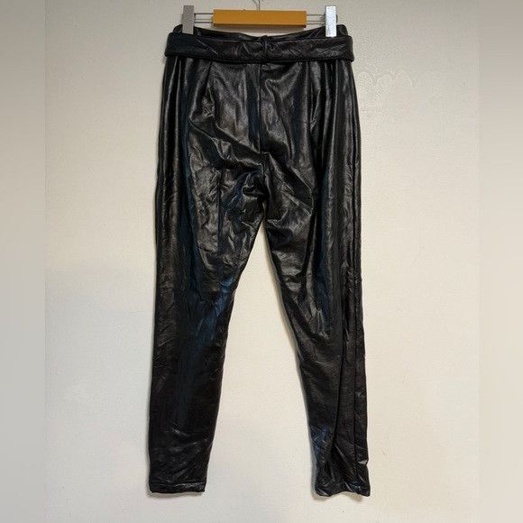 Other E.ssue Black Faux Leather Pants Size M Size 26" / US 2 / IT 38 - 9 Thumbnail