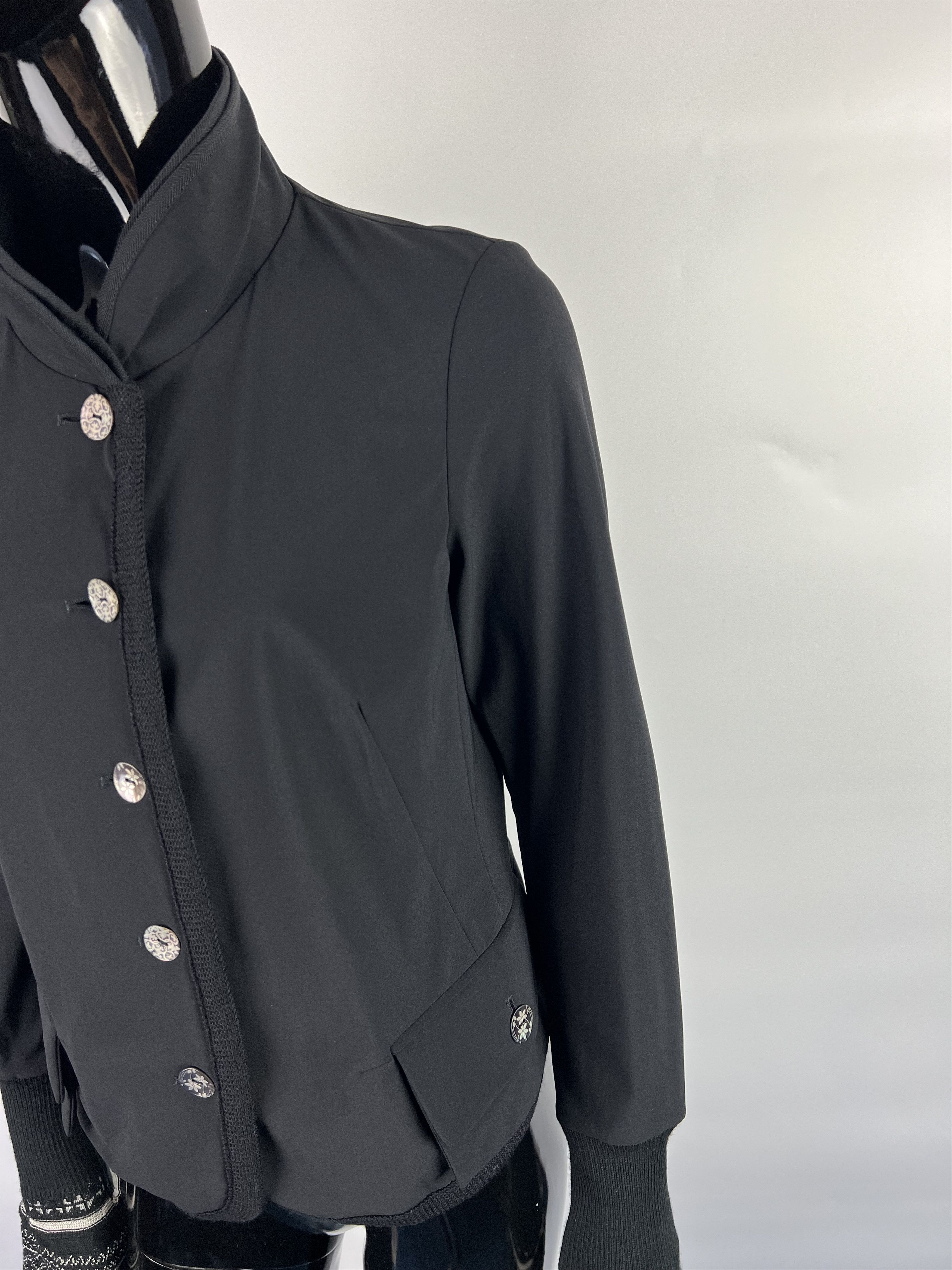 Marithe + Francois Girbaud Marithe Francois Girbaud Black Blazer Jacket Size IT42 US5 Size M / US 6-8 / IT 42-44 - 9 Thumbnail