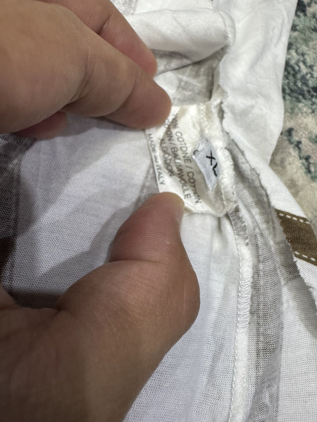 Hermes × Vintage VINTAGE HERMES RIBBON PRINT SLEEVELESS SHIRT TOP Size XL / US 12-14 / IT 48-50 - 9 Thumbnail