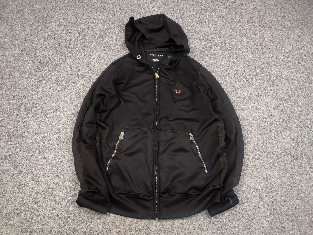 True Religion Vintage True Religion Zip Hoodie Foil Logo USA Style Y2K Size US M / EU 48-50 / 2 - 2 Thumbnail